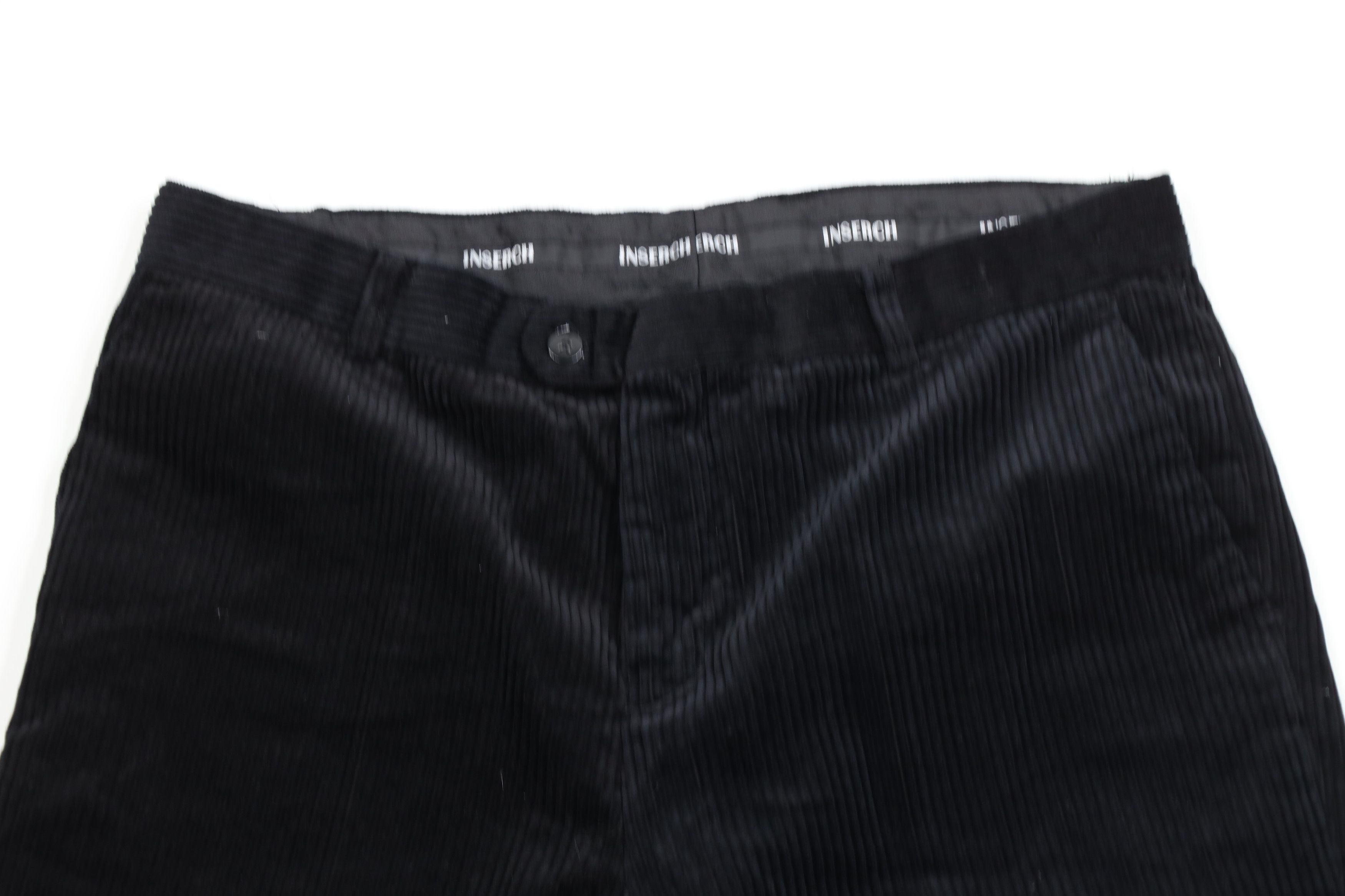 Vintage Vintage 90s Streetwear Wide Leg Corduroy Chino Pants Black Size US 36 / EU 52 - 2 Thumbnail