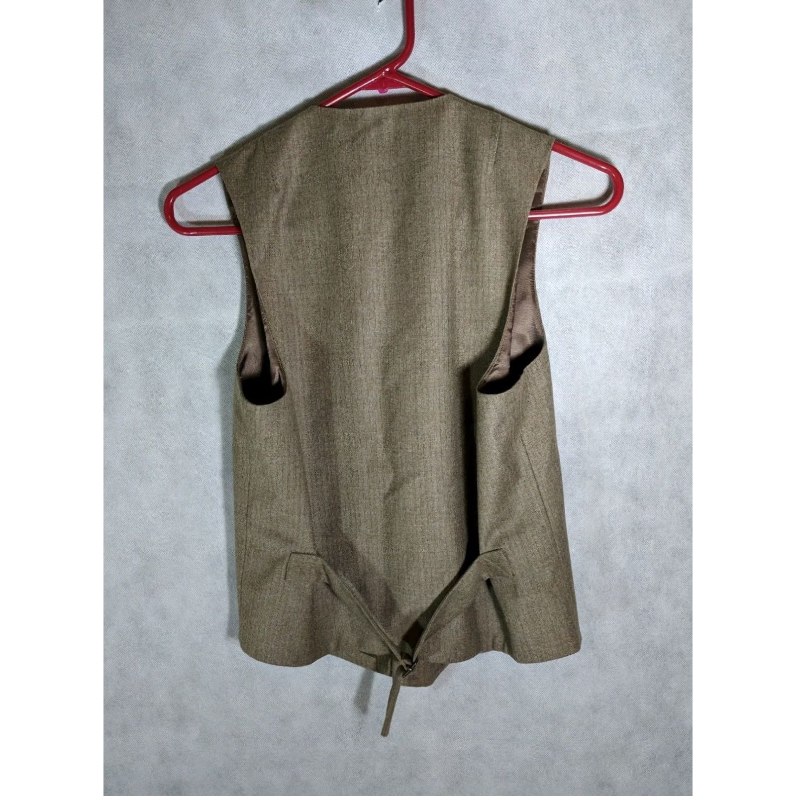 Raf Simons VINTAGE Raf Simons Vest Striped Wool 46 Beige Sample 2010 Waistcoat Mens Size US S / EU 44-46 / 1 - 3 Thumbnail