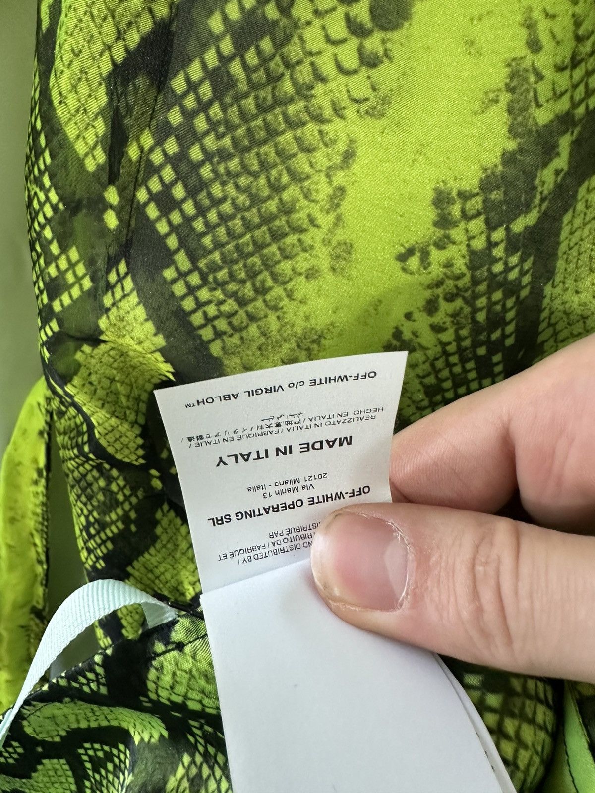 Off-White Off White Snakeskin Trench Coat Size S / US 4 / IT 40 - 9 Thumbnail