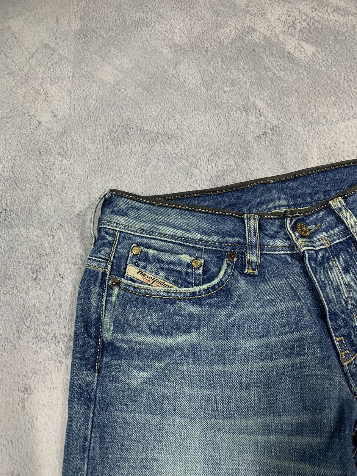 Diesel × Vintage VintageY2K Diesel faded straight denim jeans streetwear S 27 Size 27" / US 4 / IT 40 - 9 Thumbnail