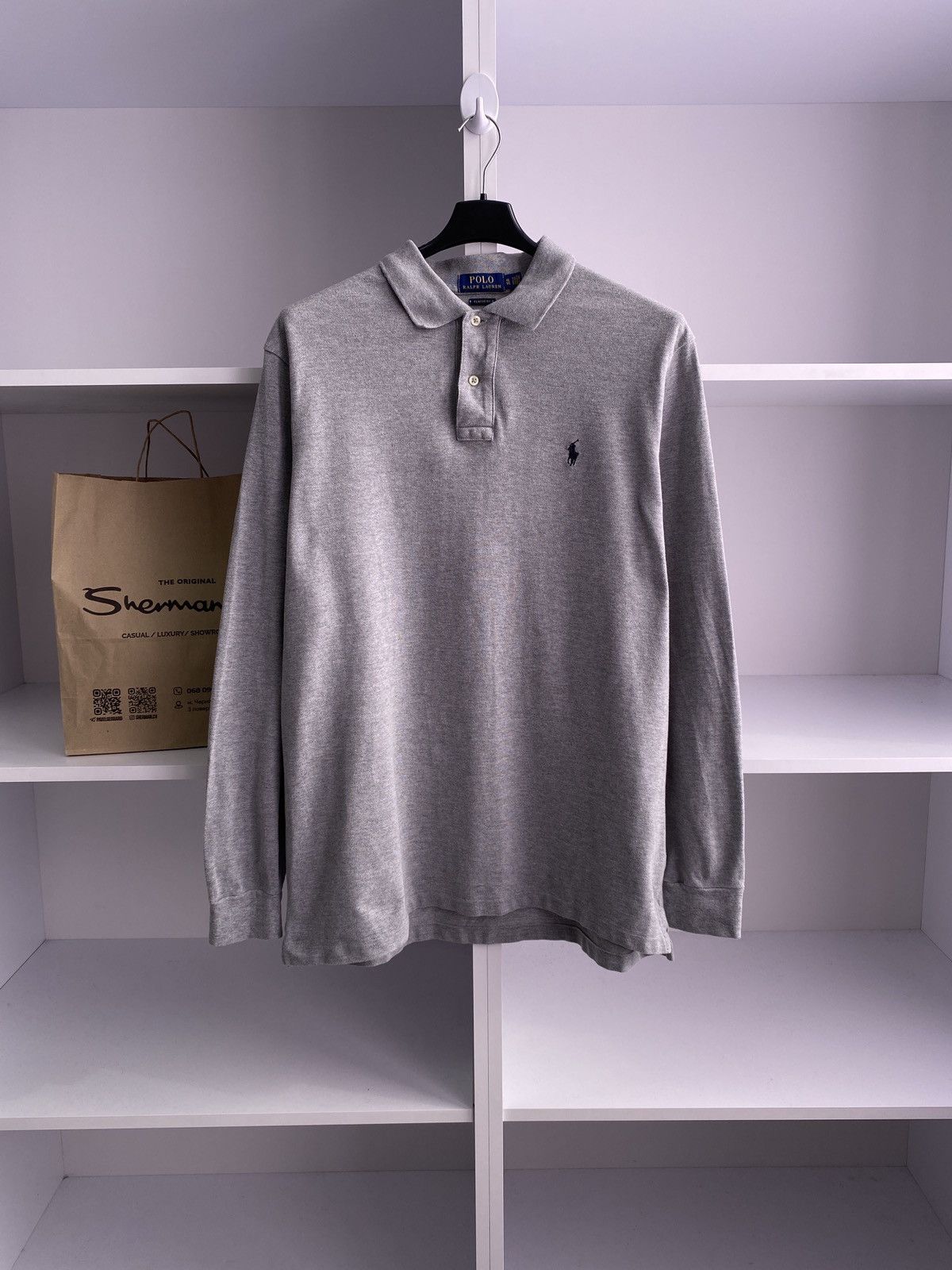 Polo Ralph Lauren × Vintage Polo Ralph Lauren vintage regby sweatshirt Size US XL / EU 56 / 4 - 1 Thumbnail