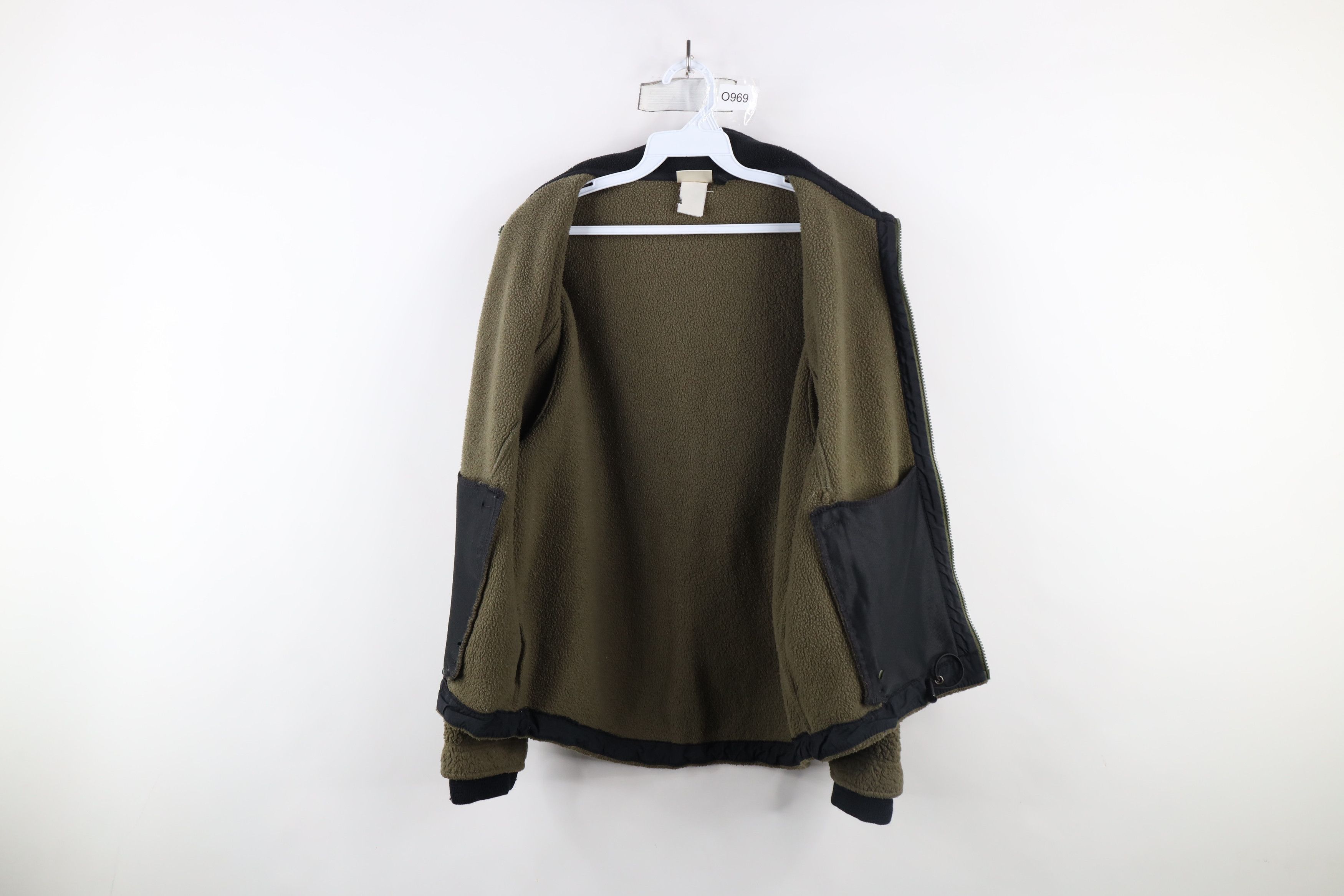 L.L. Bean × Vintage Vintage 90s LL Bean Deep Pile Fleece Jacket Green USA Size US M / EU 48-50 / 2 - 9 Thumbnail