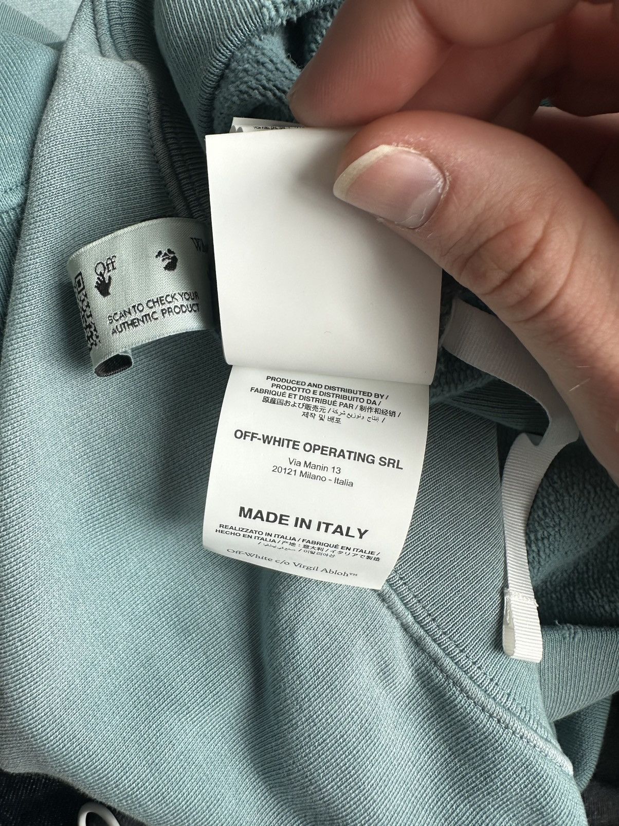 Off-White Off-White Acid Wash Crewneck Size US S / EU 44-46 / 1 - 11 Thumbnail