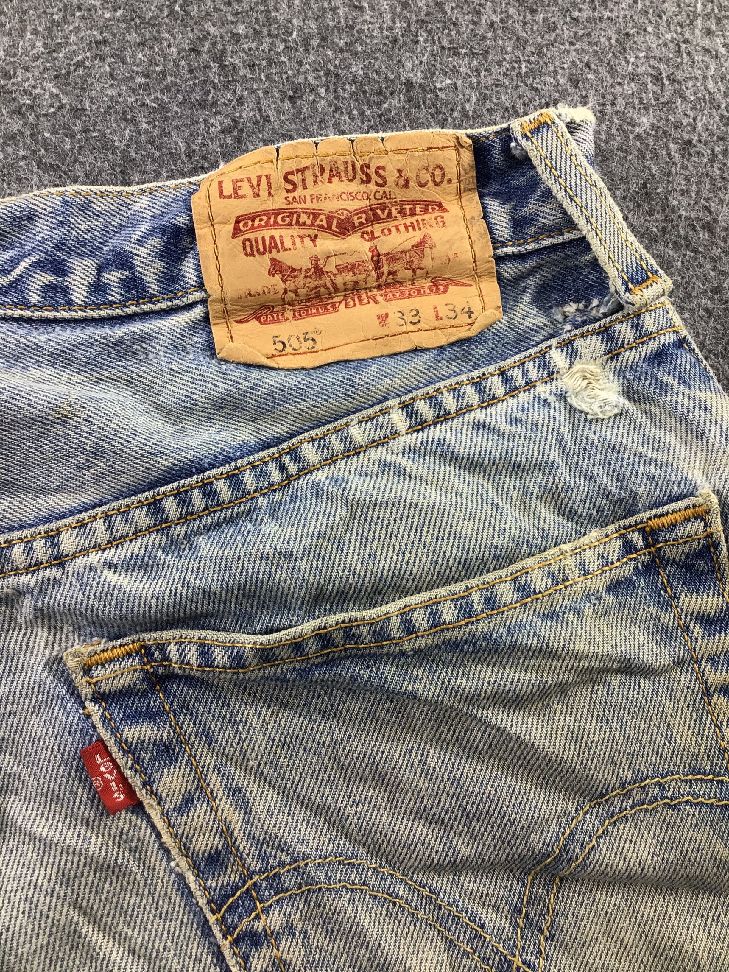 Levi's × Vintage Vintage Levis 505 Jeans-JM757 Size US 35 - 6 Thumbnail
