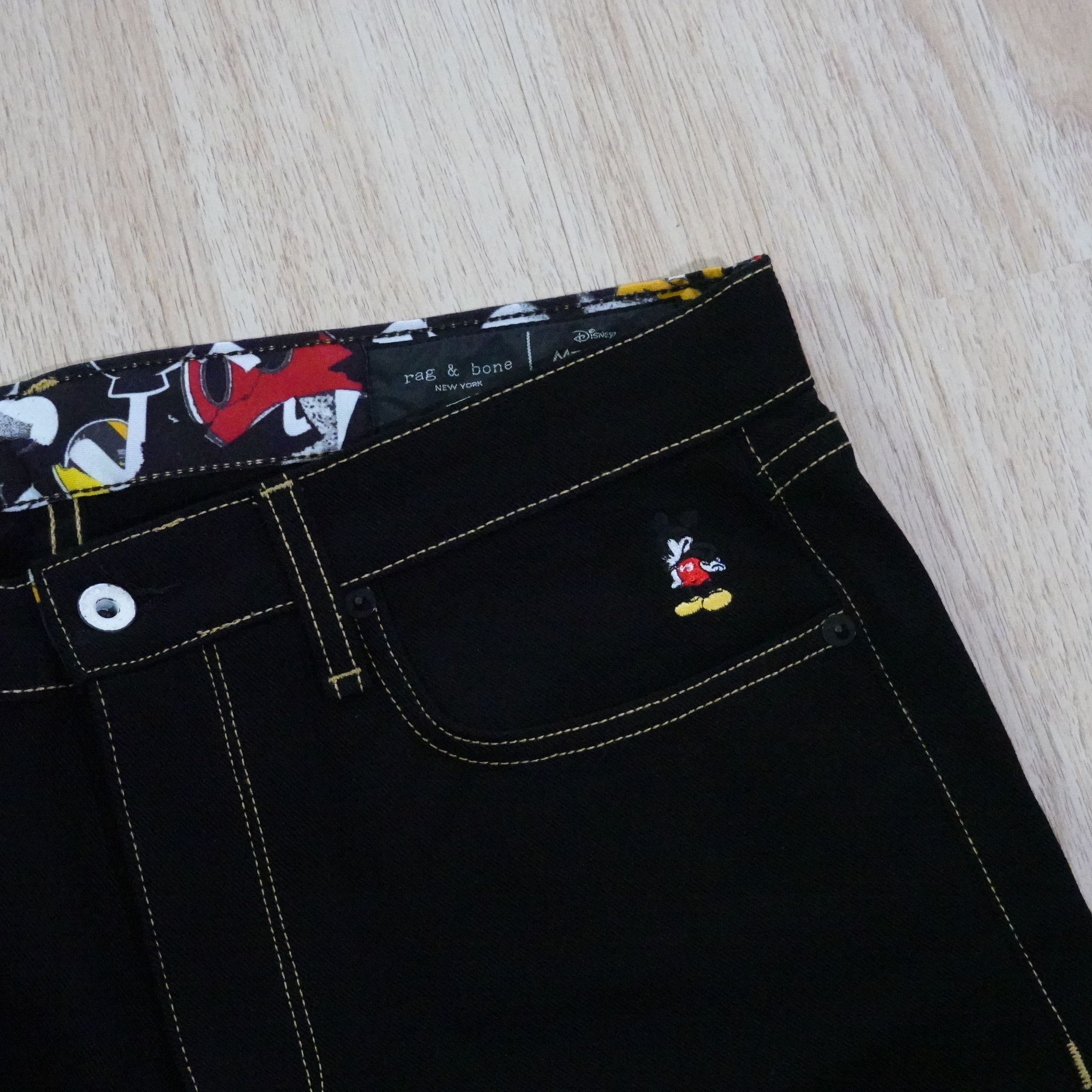 Rag & Bone Rag & Bone x Disney Mickey Mouse Jeans – Size 33 – NWT Size US 33 - 4 Thumbnail