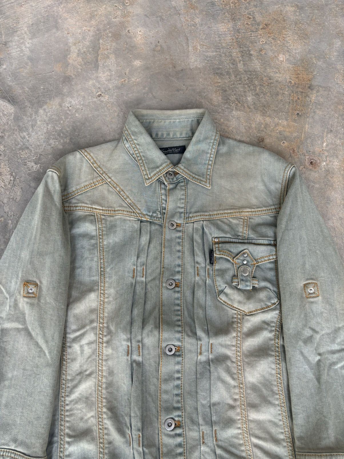 Tornado Mart Tornado Mart Refined Real Clothes Denim Jacket Size US M / EU 48-50 / 2 - 2 Thumbnail