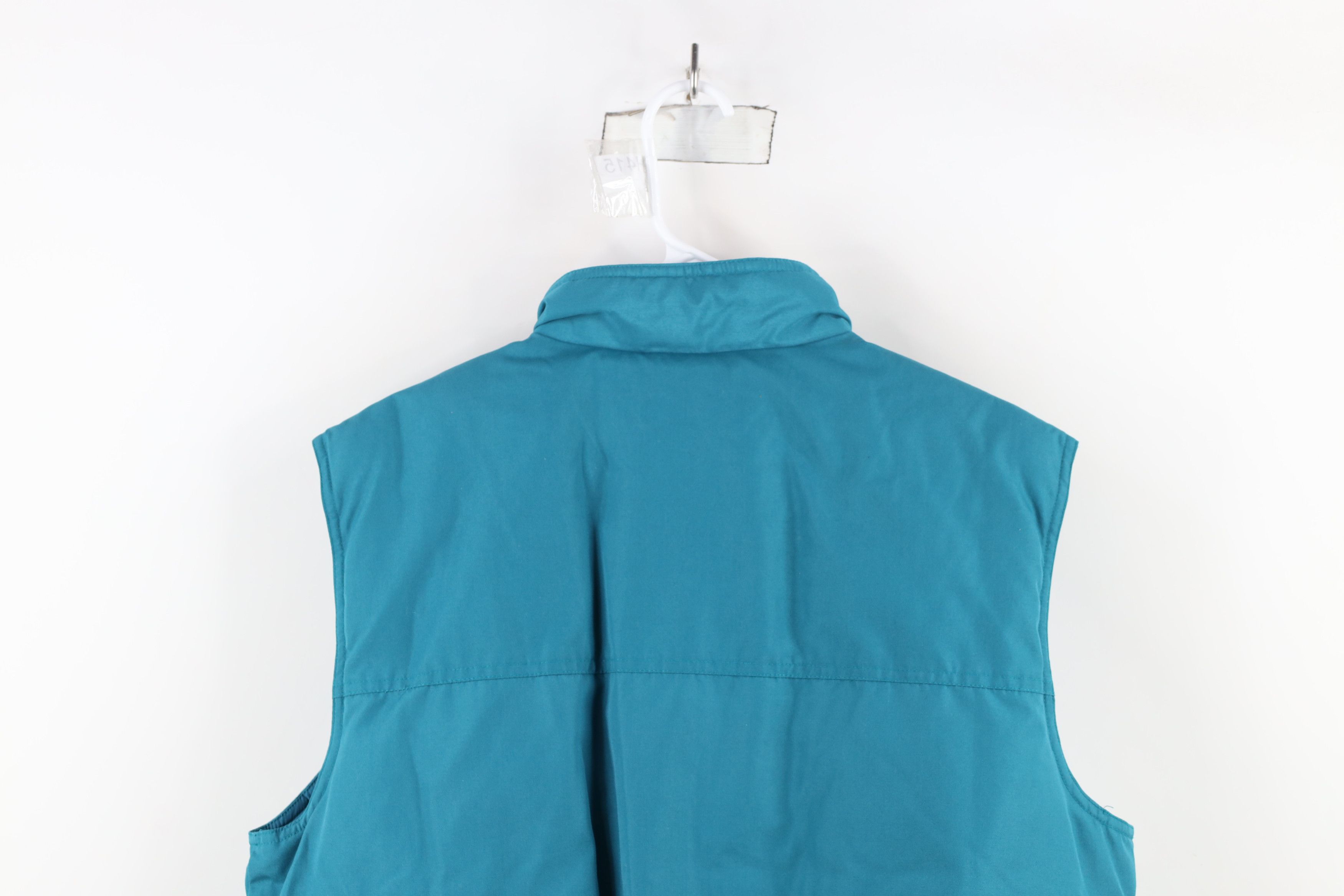 Eddie Bauer × Vintage Vintage 90s Eddie Bauer Down Fill Puffer Vest Jacket Teal Size L / US 10 / IT 46 - 13 Thumbnail