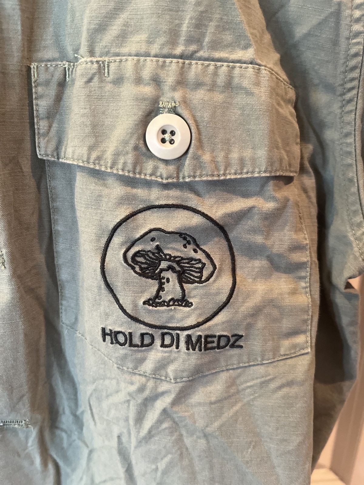 Stussy Stussy Hold di medz military shirt Size US M / EU 48-50 / 2 - 2 Thumbnail
