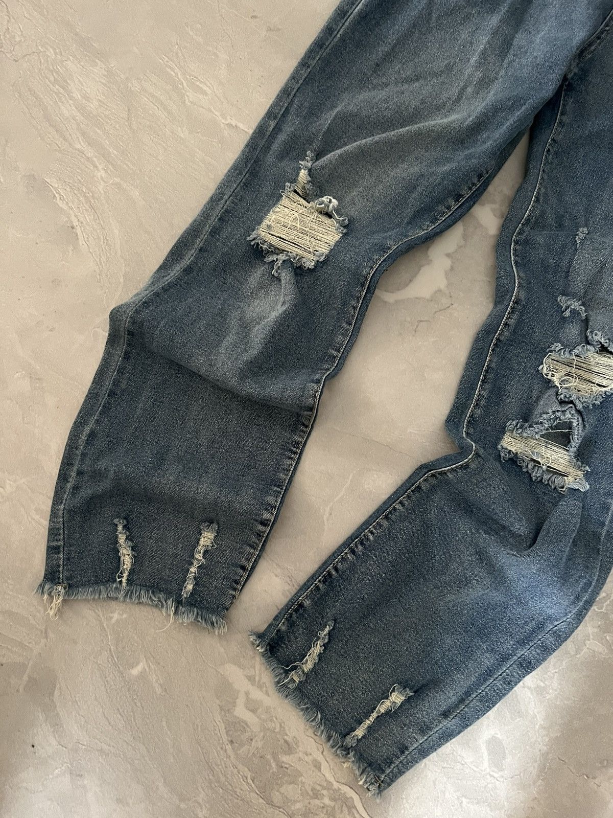 Japanese Brand Faded Number Nine Style / Underground Grunge / Y2K Aesthetic Size US 31 - 3 Thumbnail