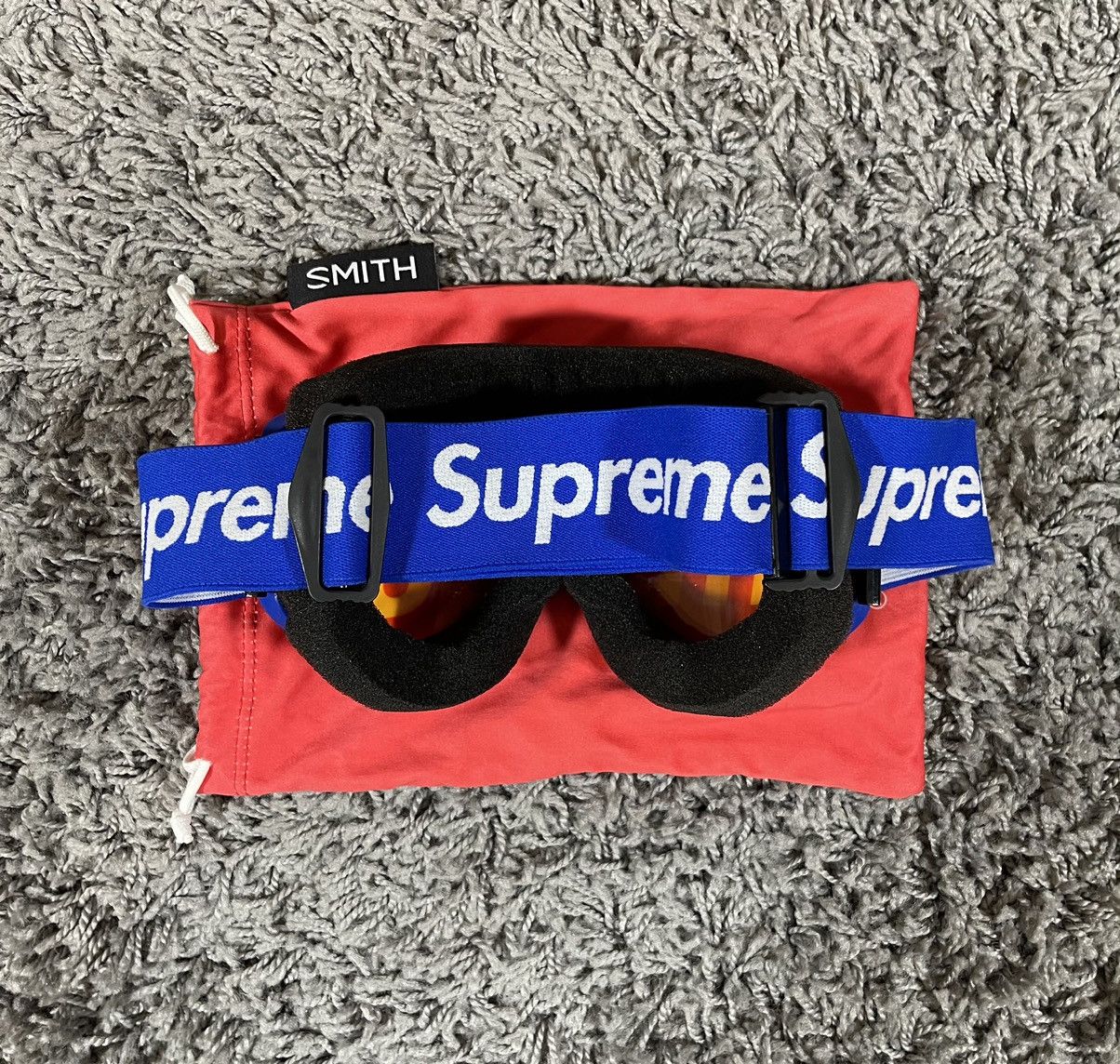 Supreme 2015FW Supreme x Smith Cariboo OTG Ski Goggle Blue Size ONE SIZE - 8 Thumbnail