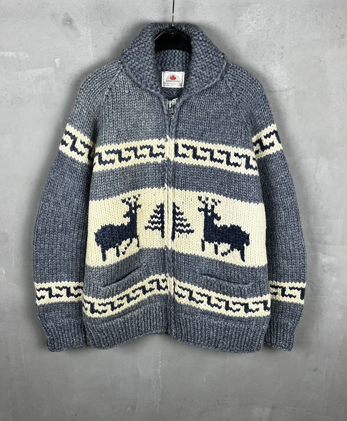 Vintage Aurora Boreaus sweater Canada vintage 80s Size US M / EU 48-50 / 2 - 1 Thumbnail