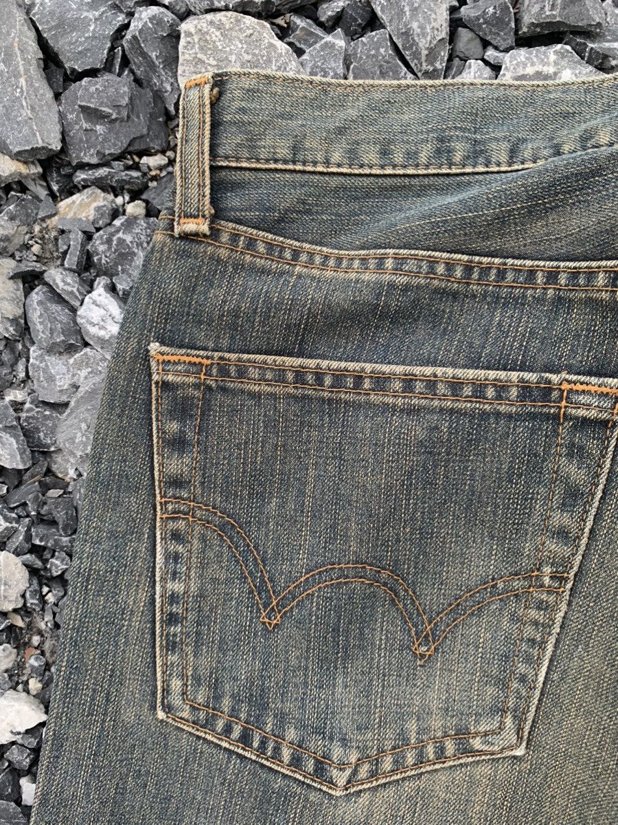 Edwin VINTAGE EDWIN 503ZZ RUSTY MUDWASH JAPANESE DISTRESSED DENIM Size US 30 / EU 46 - 9 Thumbnail