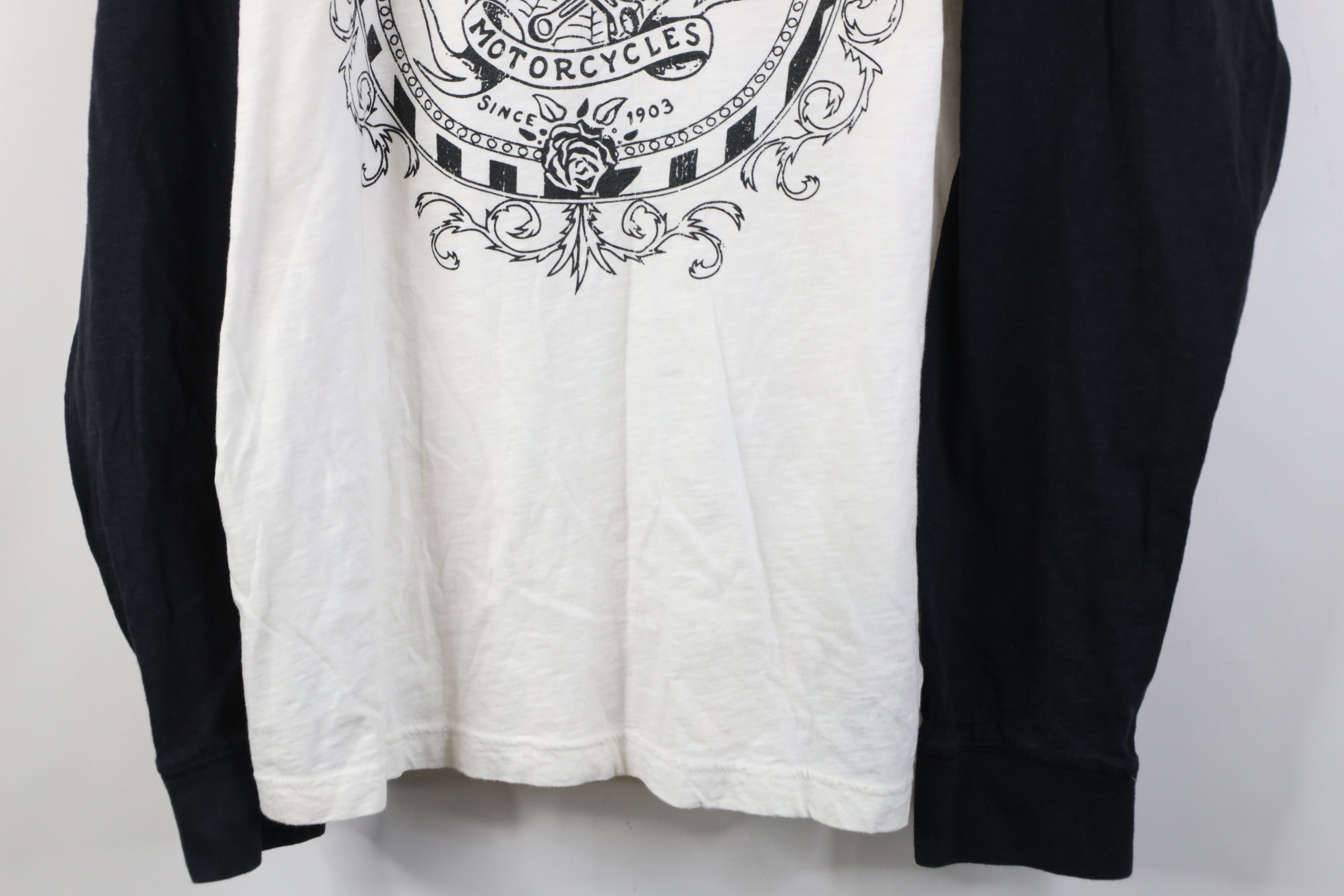 Harley Davidson Vintage Y2K Harley Davidson Raglan Long Sleeve T-Shirt Size US XL / EU 56 / 4 - 3 Thumbnail