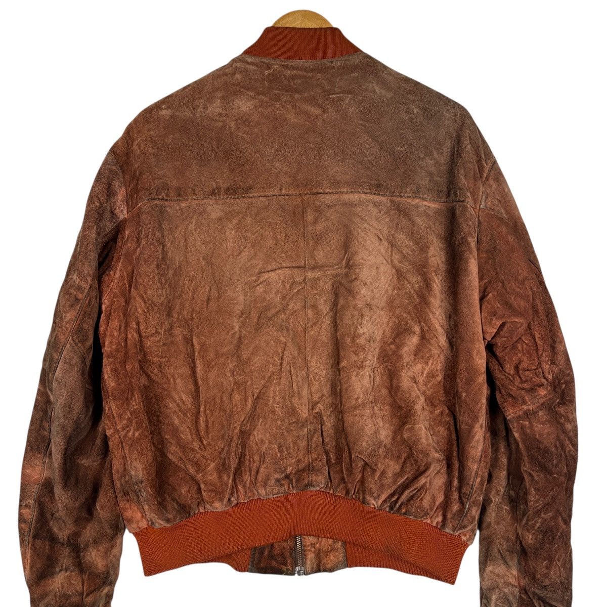 Vintage Vintage Eriksons Paris Motorcycle Suede Leather Jacket Size US L / EU 52-54 / 3 - 7 Thumbnail