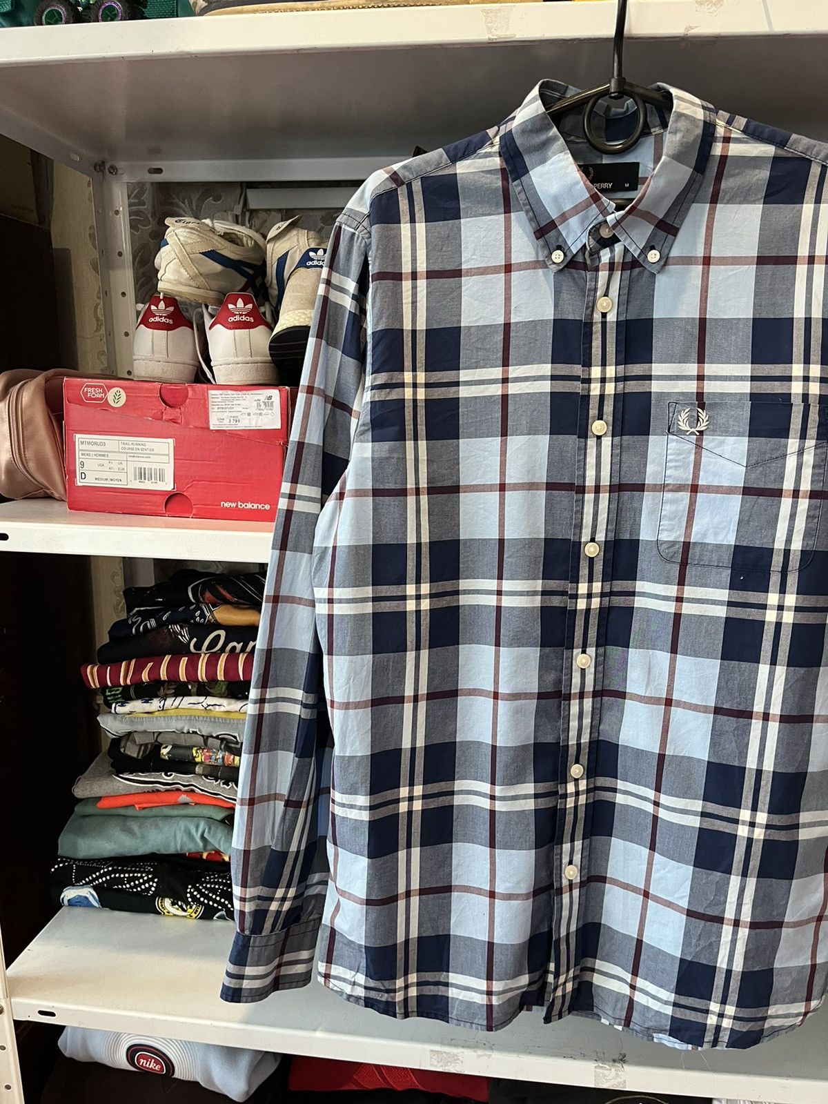 Fred Perry Vintage Fred Perry Plaid Shirt Size M Y2K Size US M / EU 48-50 / 2 - 4 Thumbnail