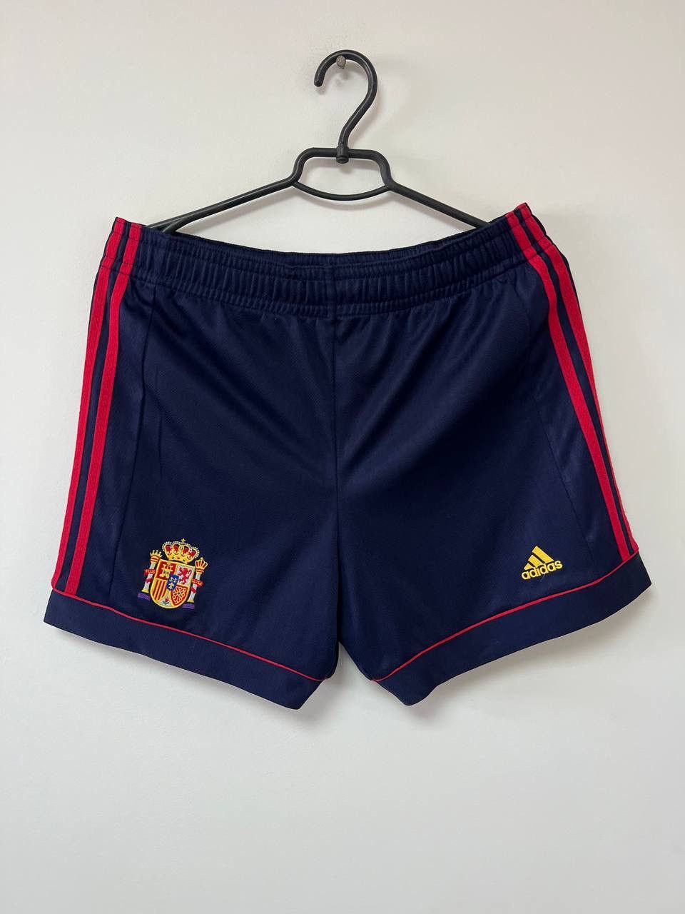 Vintage Spain 1998/2000 Home Football Shorts Soccer Adidas S