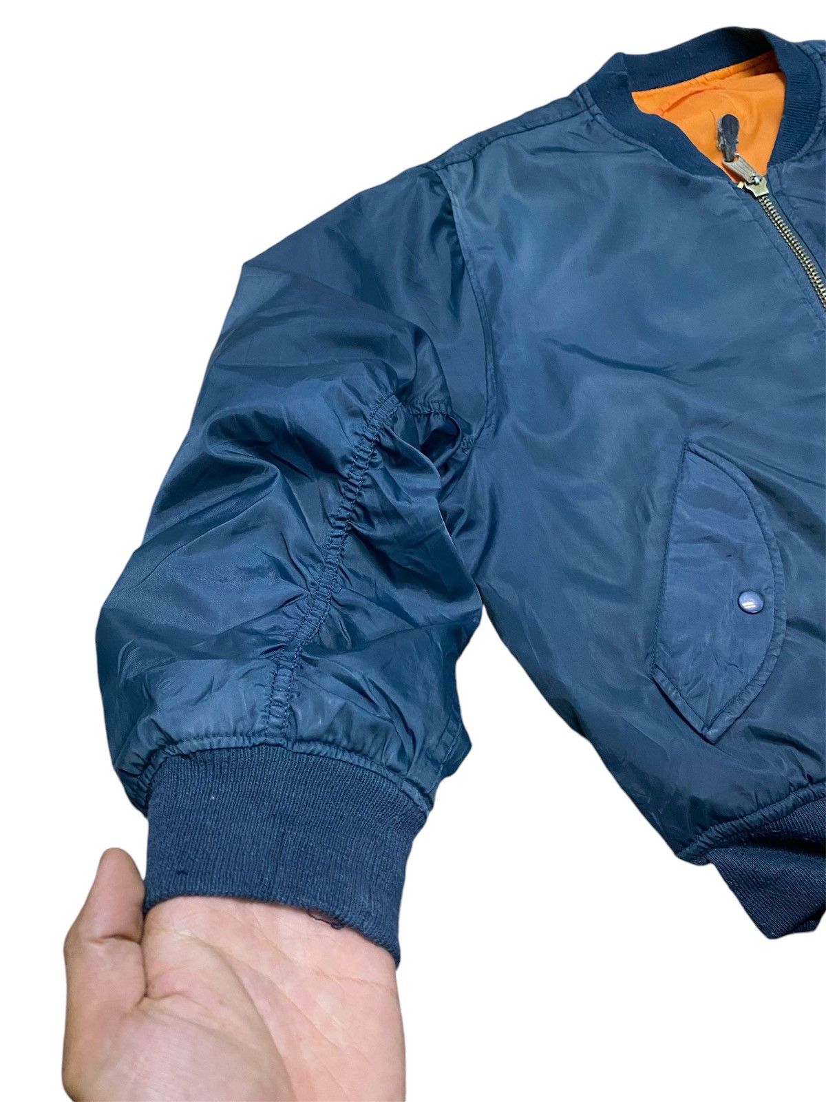 Vintage Vintage bomber jacket MA-1 reversible Size US L / EU 52-54 / 3 - 3 Thumbnail