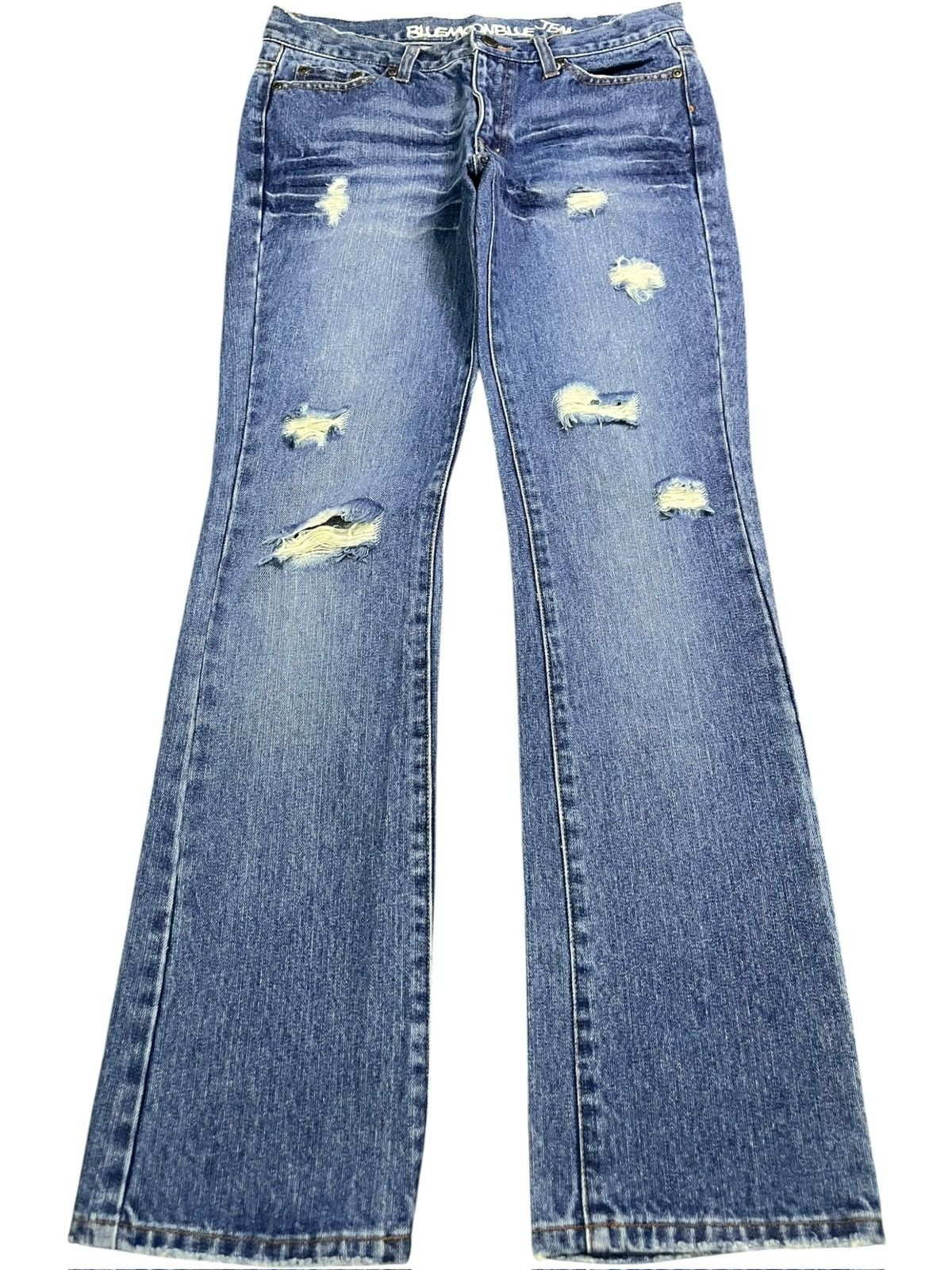 Diesel Vintage Japanese Brand Distressed Flare Jeans Size 29" - 1 Thumbnail