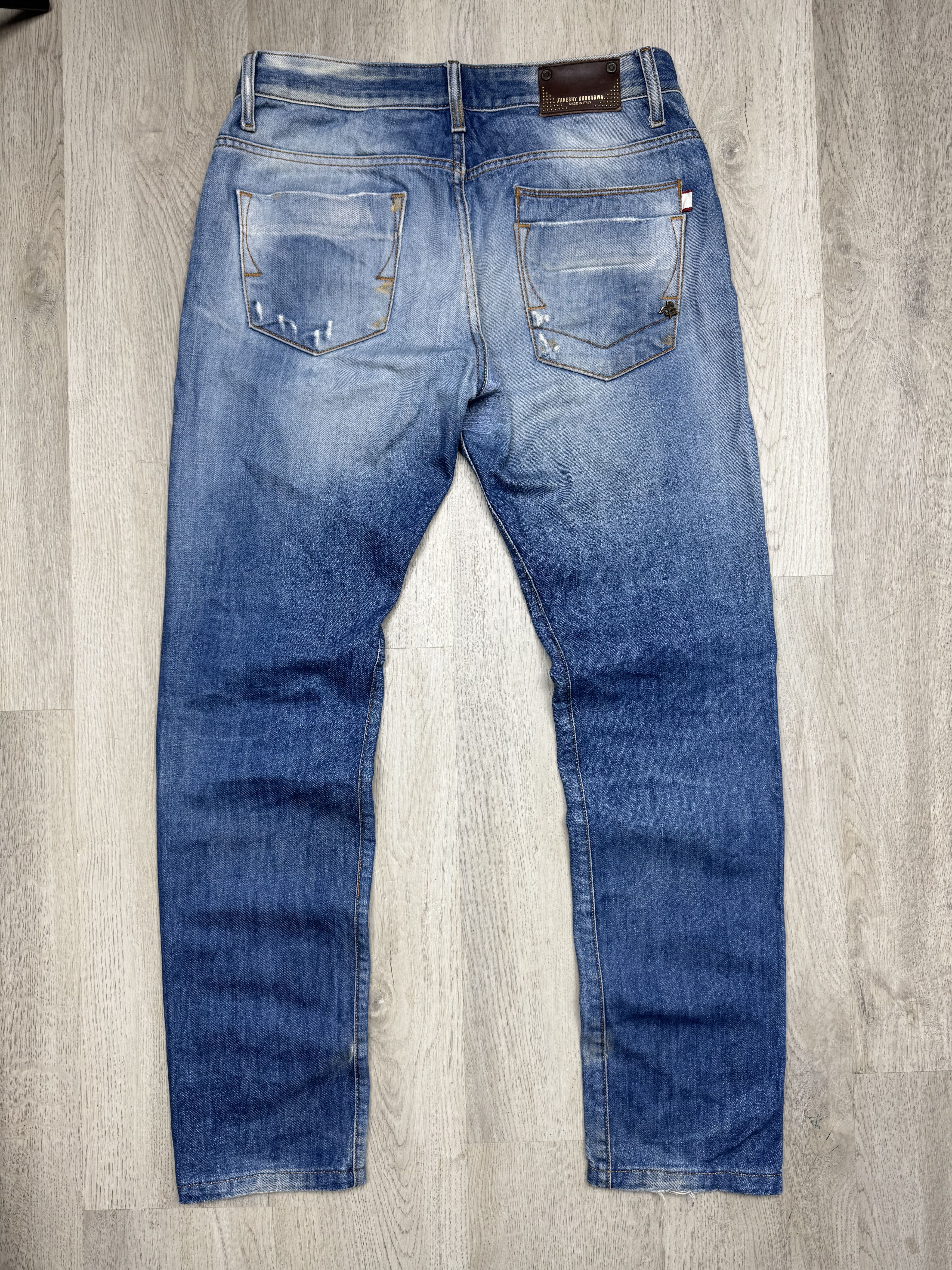 Takeshy Kurosawa Takeshy Kurosawa Distressed Denim Pants Jeans Size US 36 / EU 52 - 6 Thumbnail