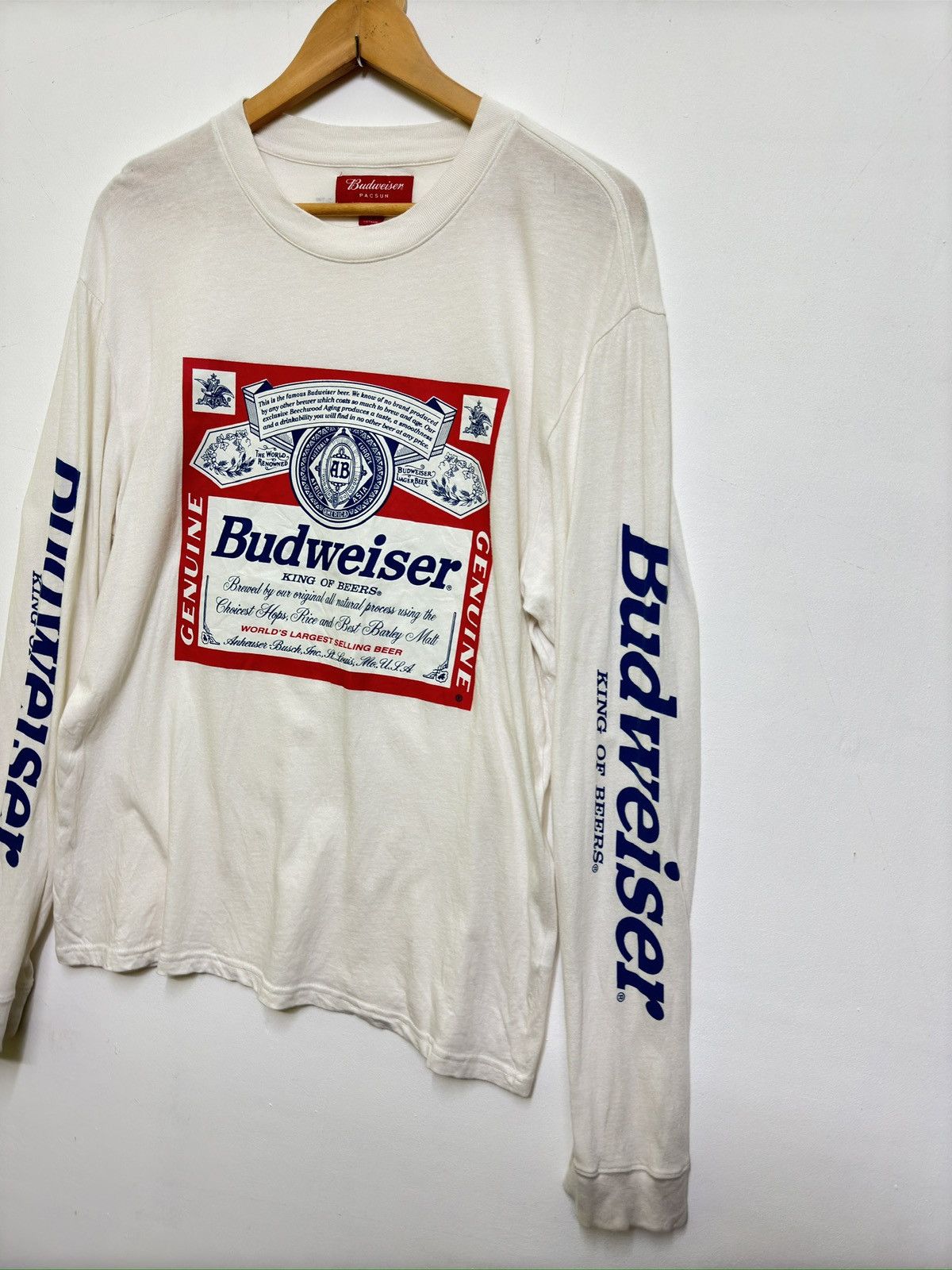 Budweiser Budweiser × PacSun King of Beers Big Graphic Logo Tee Size US M / EU 48-50 / 2 - 5 Thumbnail