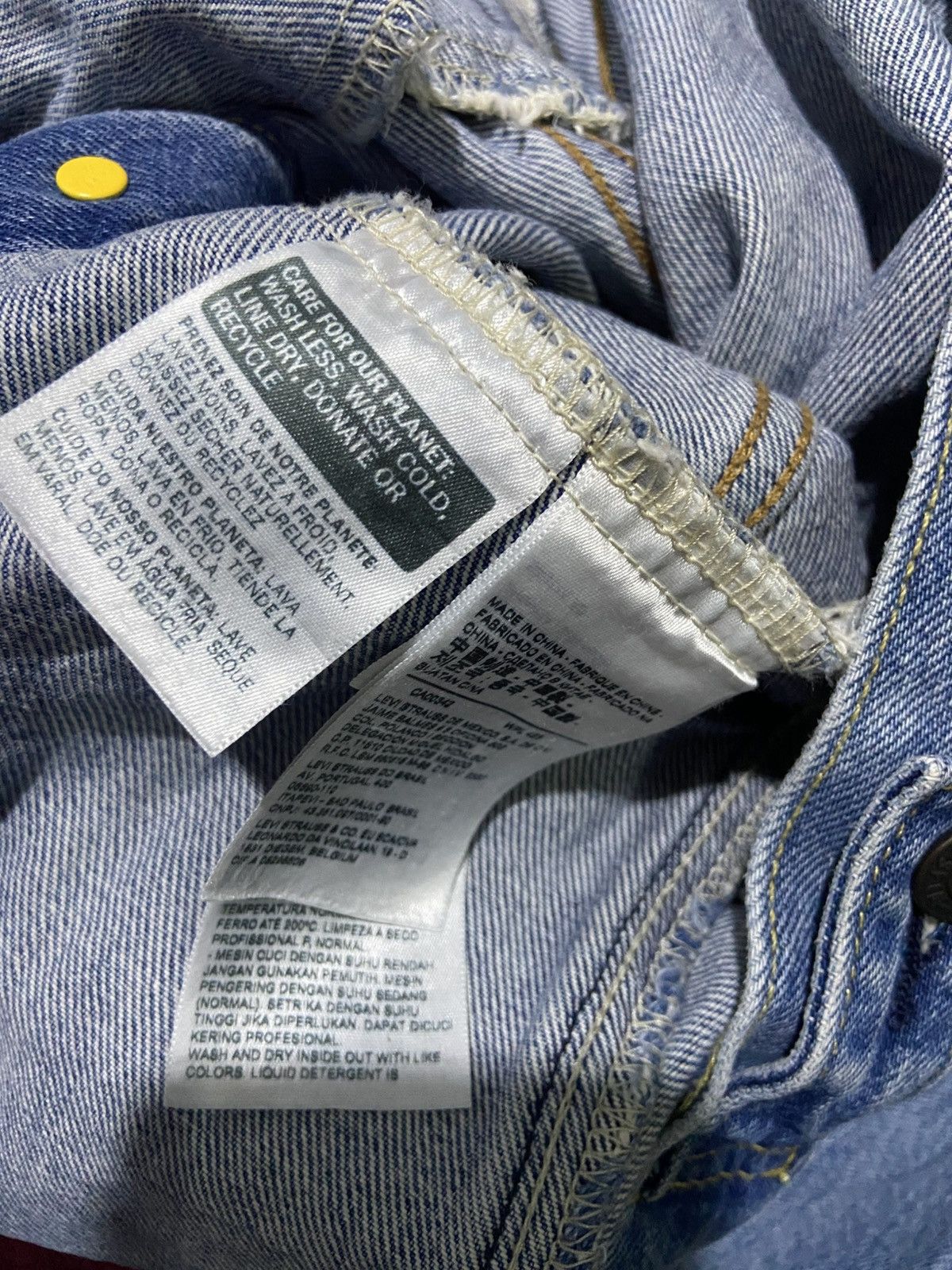 Levi's Levis X Snoopy Denim Jacket Size US M / EU 48-50 / 2 - 7 Thumbnail