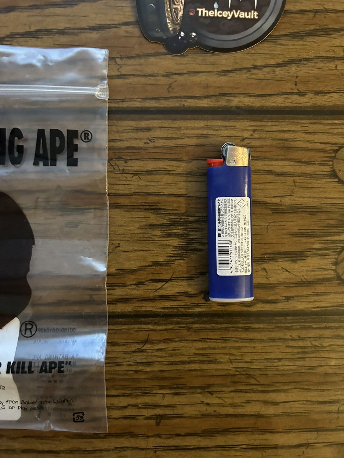 Bape Bape Blue Camo Slim Lighter Size ONE SIZE - 2 Thumbnail