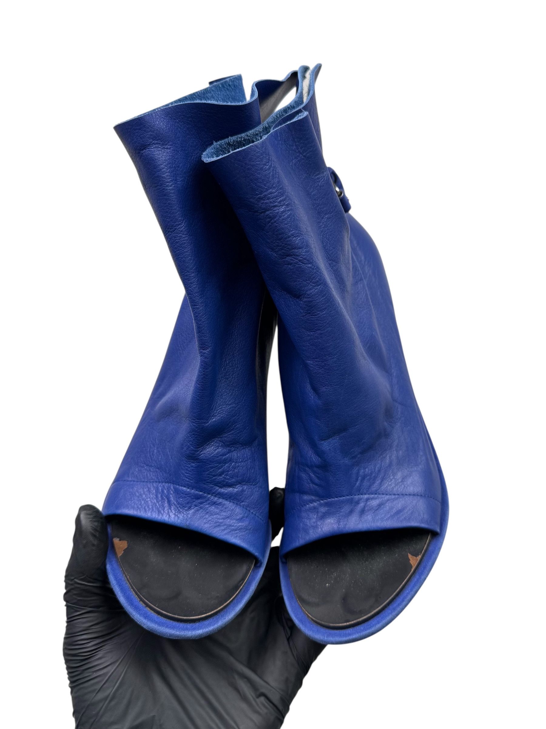 Balenciaga Balenciaga Paris Vintage Leather Heels D10 Size US 7.5 / IT 37.5 - 10 Thumbnail