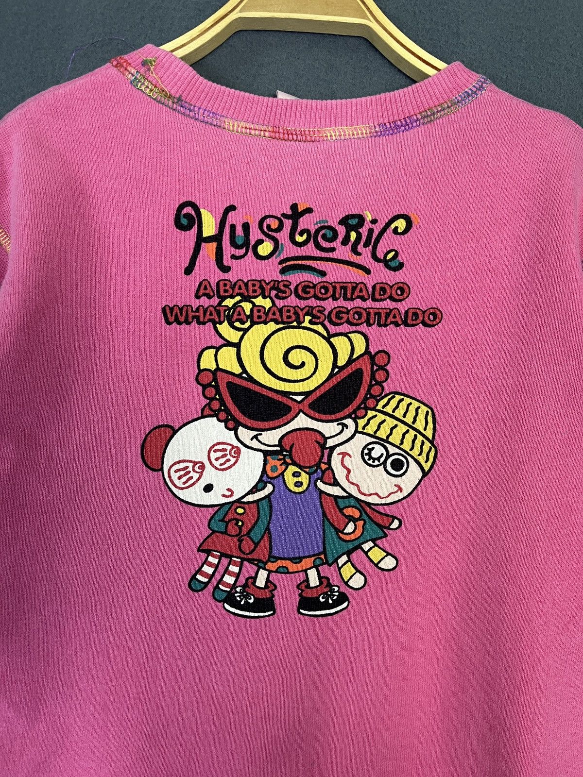 Hysteric Glamour × Vintage Hysteric Glamour Mini Kids Sweatshirt Size S / US 4 / IT 40 - 4 Thumbnail