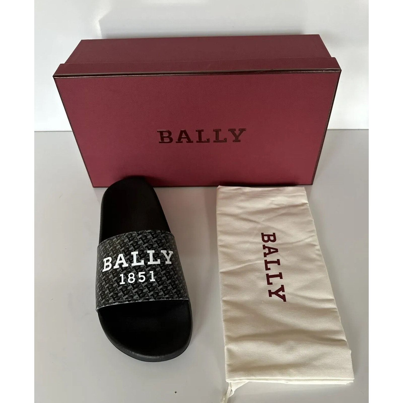 Bally Bally Sabrio Men's Slide Rubber Black Sandals 10 US 6301209 Size US 10 / EU 43 - 7 Thumbnail
