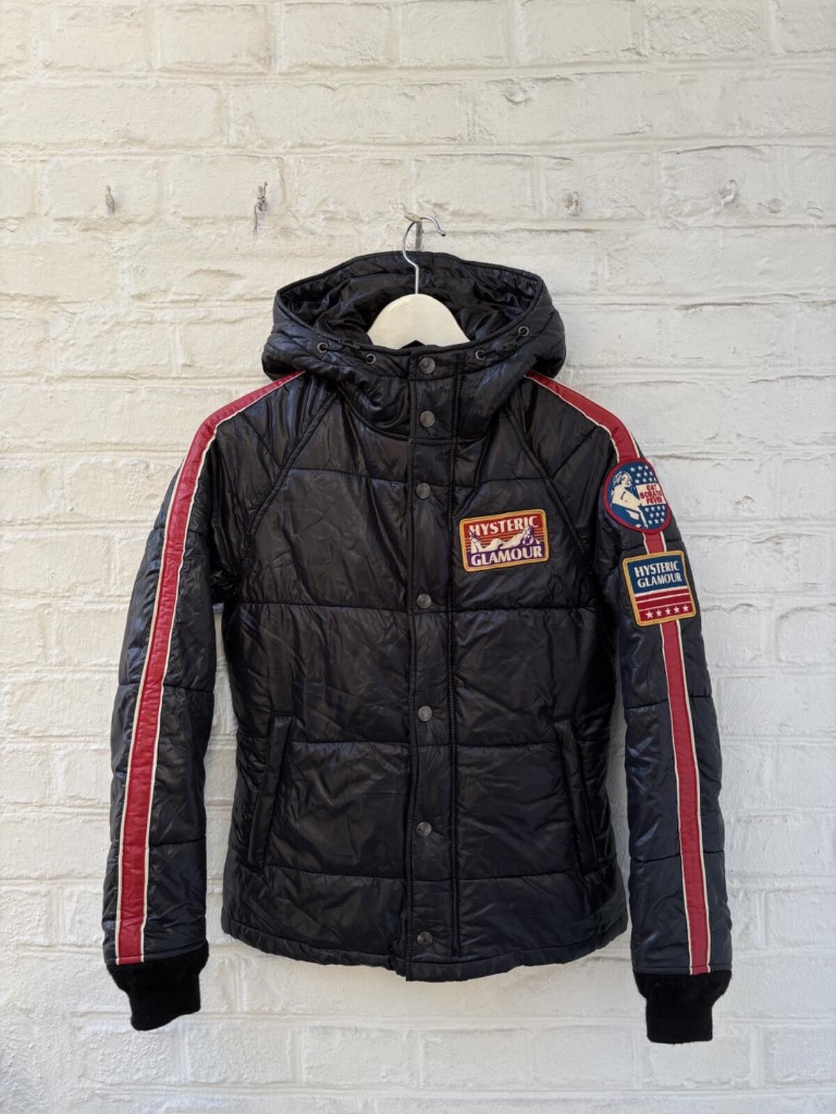 Hysteric Glamour Hysteric Glamour - Black Quilted Hooded Jacket Size M / US 6-8 / IT 42-44 - 1 Thumbnail