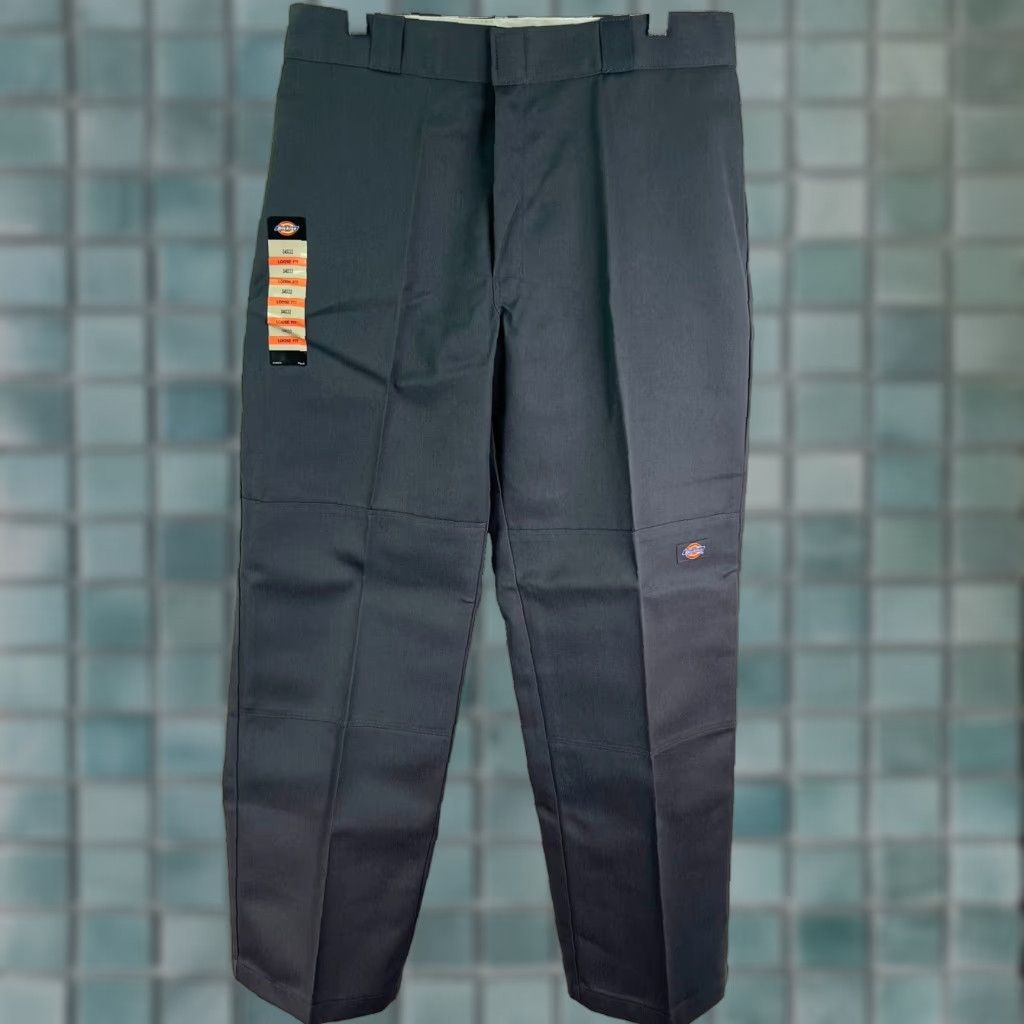 Dickies Dickies Pants 34 x 32 Gray Loose Fit Double Knee Work Stain Resistant Mens Size US 34 / EU 50 - 1 Thumbnail