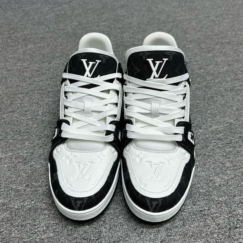 Louis Vuitton Louis Vuitton Panda Print Low-Top Trainers -2508 Size US 9.5 / EU 42-43 - 2 Thumbnail