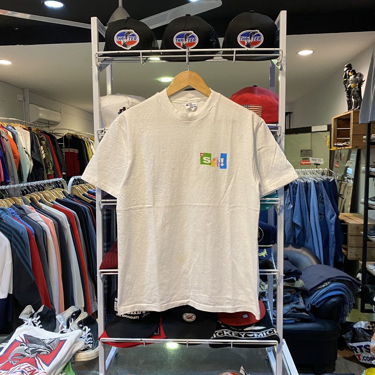 Apple Vintage 80s-90s Apple SMASH! T-Shirts Made In USA Size US M / EU 48-50 / 2 - 2 Thumbnail
