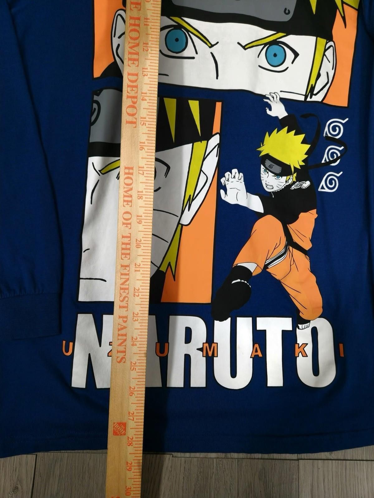 Other Naruto Shippuden Uzumaki Long Sleeve Blue Graphic Shirt XL#7 Size US XL / EU 56 / 4 - 3 Thumbnail
