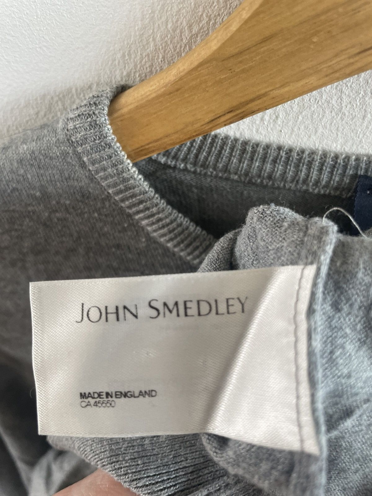John Smedley John Smedley gray cotton sweater Size US M / EU 48-50 / 2 - 5 Thumbnail