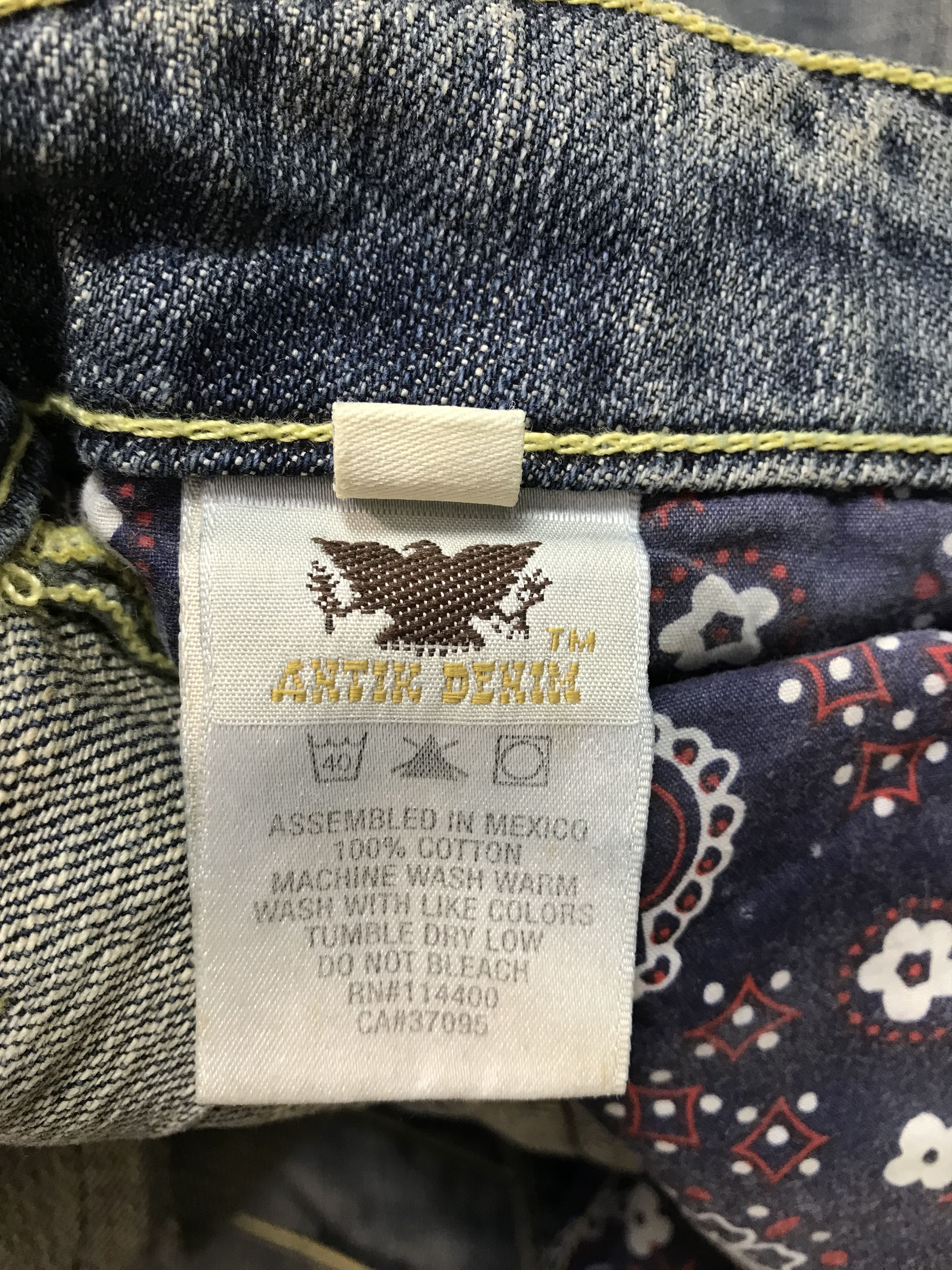 Antik Denim Hype Antik Denim Indigo Denim Jeans Buttonfly Fits 30-32 Size US 32 / EU 48 - 11 Thumbnail