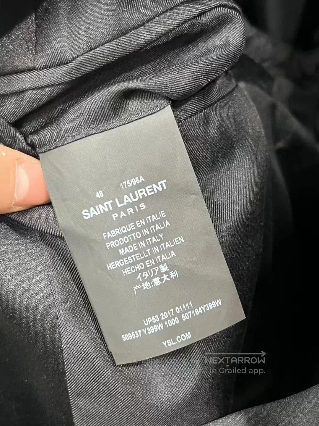 Saint Laurent Paris SLP Satin Shawl Collar Suit. Size US M / EU 48-50 / 2 - 4 Thumbnail