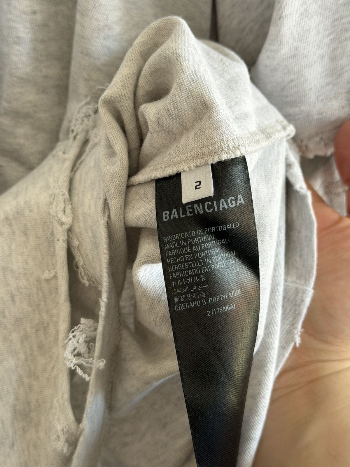 Balenciaga *RARE* BALENCIAGA DEMNA 3B ICON SPORT DESTROY T-SHIRT Size US M / EU 48-50 / 2 - 11 Thumbnail