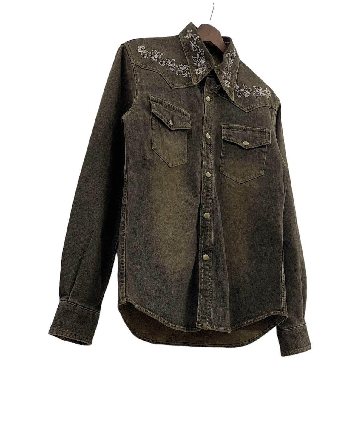 If Six Was Nine × Le Grande Bleu (L.G.B.) × Tornado Mart Tornado Mart Japan Tribal Denim Jacket Size US S / EU 44-46 / 1 - 3 Thumbnail