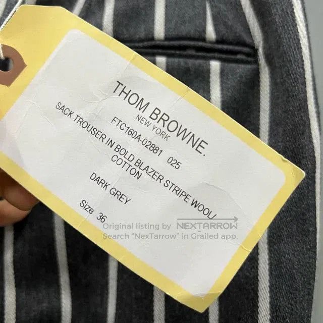 Thom Browne Thom Browne Striped Trousers Size 36S - 3 Thumbnail
