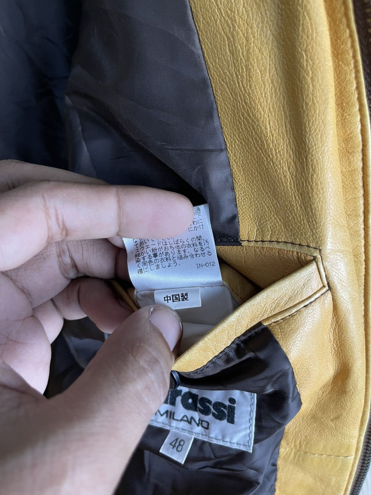 Designer × Japanese Brand × Vintage VINTAGE BARASSI MILANO LEATHER CHORE JACKET RARE Size US M / EU 48-50 / 2 - 21 Thumbnail