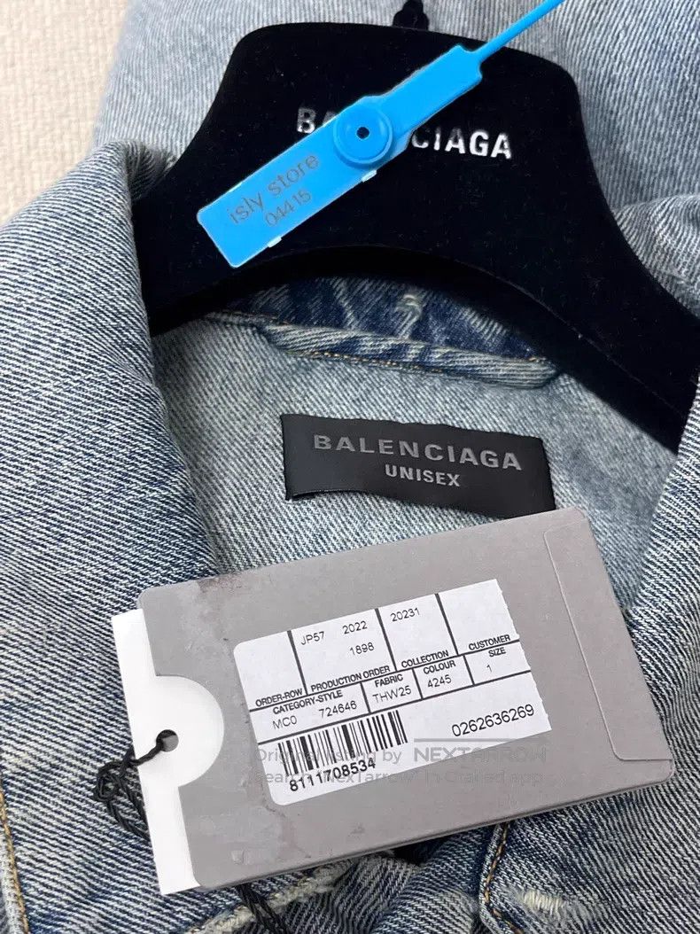 Balenciaga Balenciaga Logo Letter Pattern Single Breasted Jacket Size US S / EU 44-46 / 1 - 5 Thumbnail