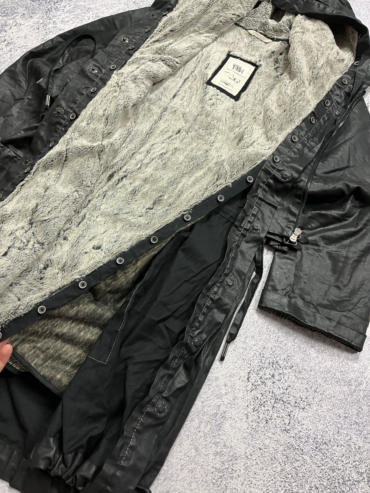 Annette Gortz × Japanese Brand Annette Gortz Avant Garde Zipped Trench Winter Jacket Rare Size S / US 4 / IT 40 - 15 Thumbnail