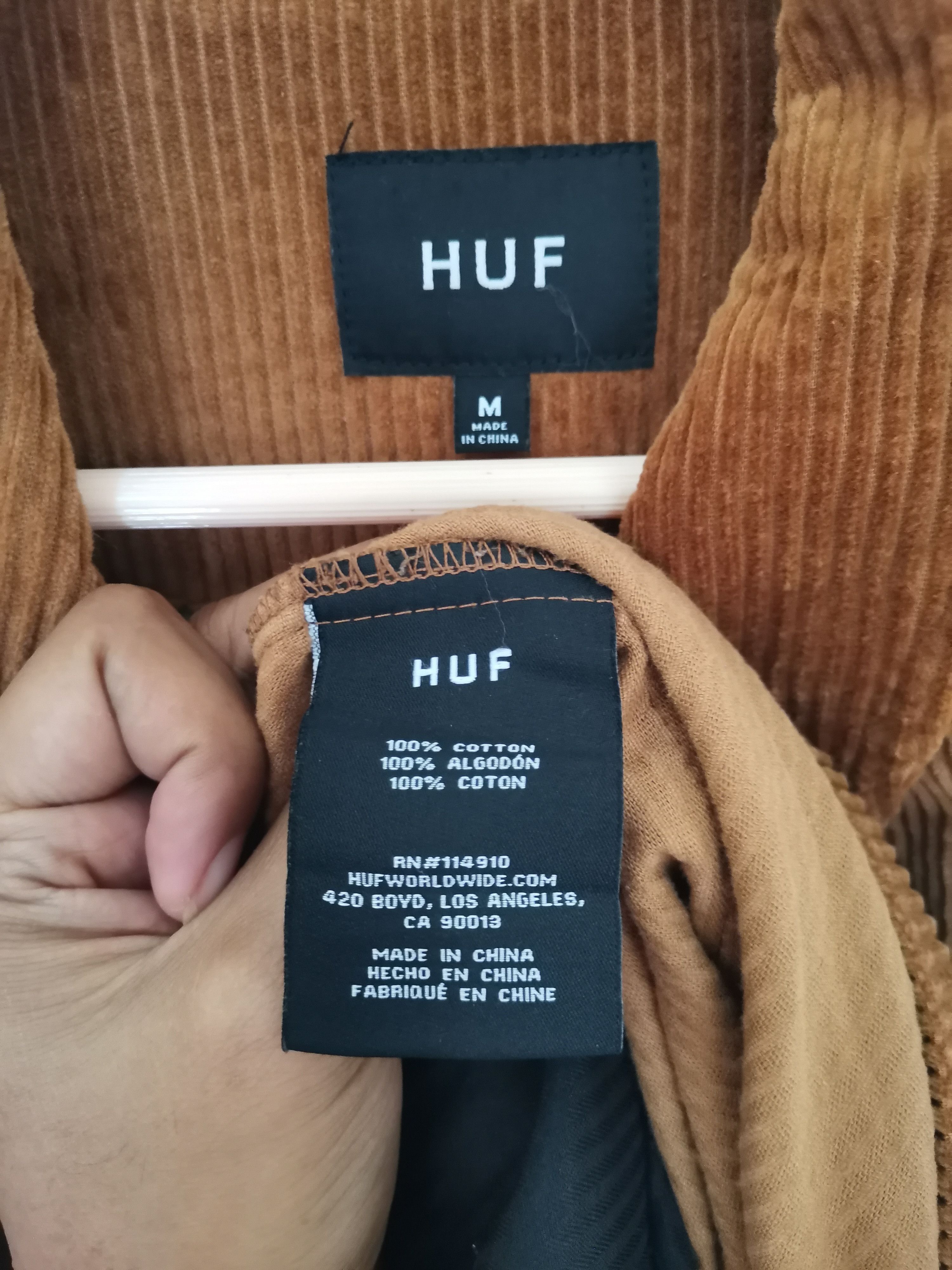 Huf HUF Corduroy Vandenberg Multi-color Corduroy Jacket Size US M / EU 48-50 / 2 - 2 Thumbnail