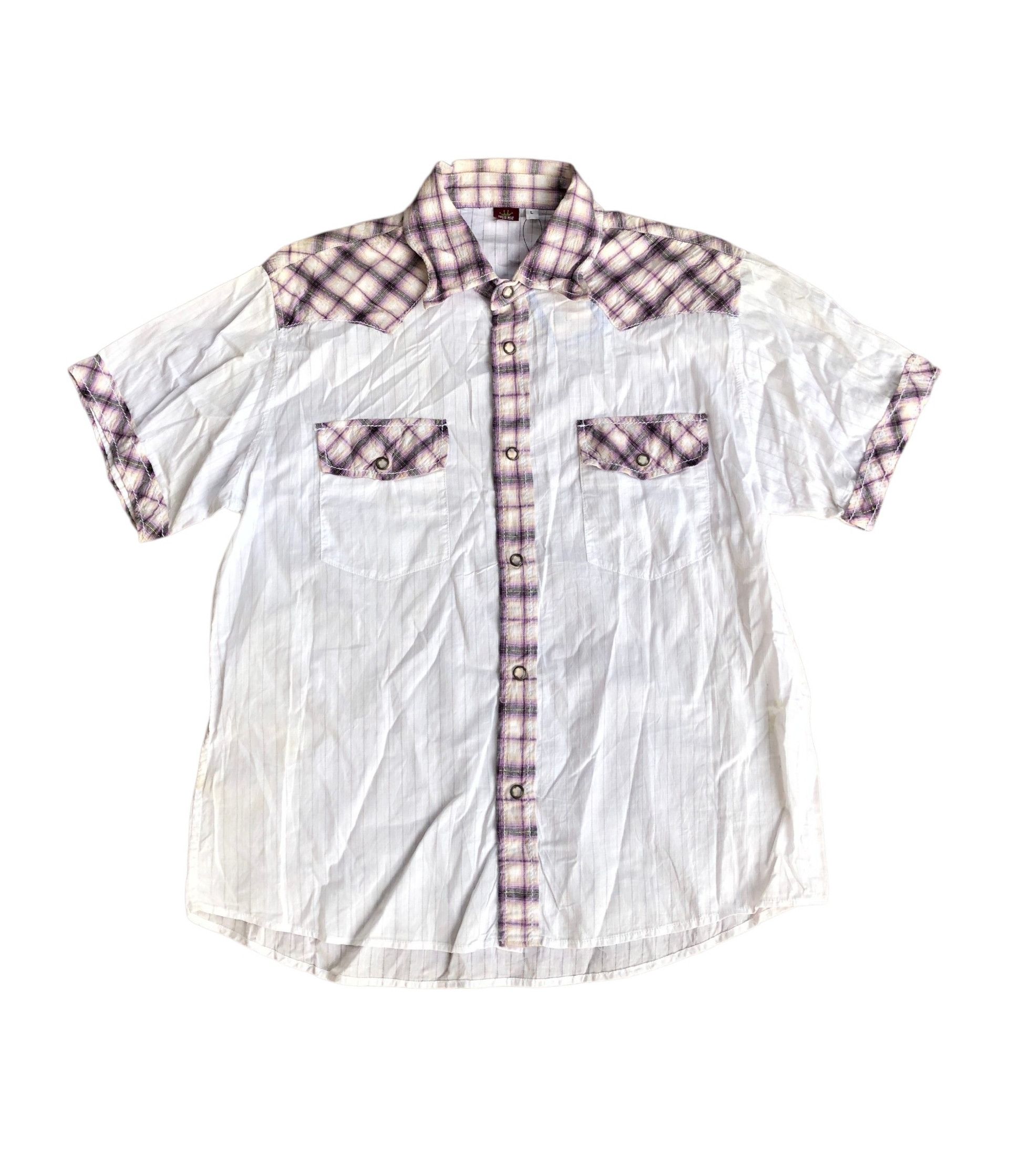 If Six Was Nine Garcon Wave Western Shirt Vkei style Y2k Japanese Size US L / EU 52-54 / 3 - 1 Thumbnail