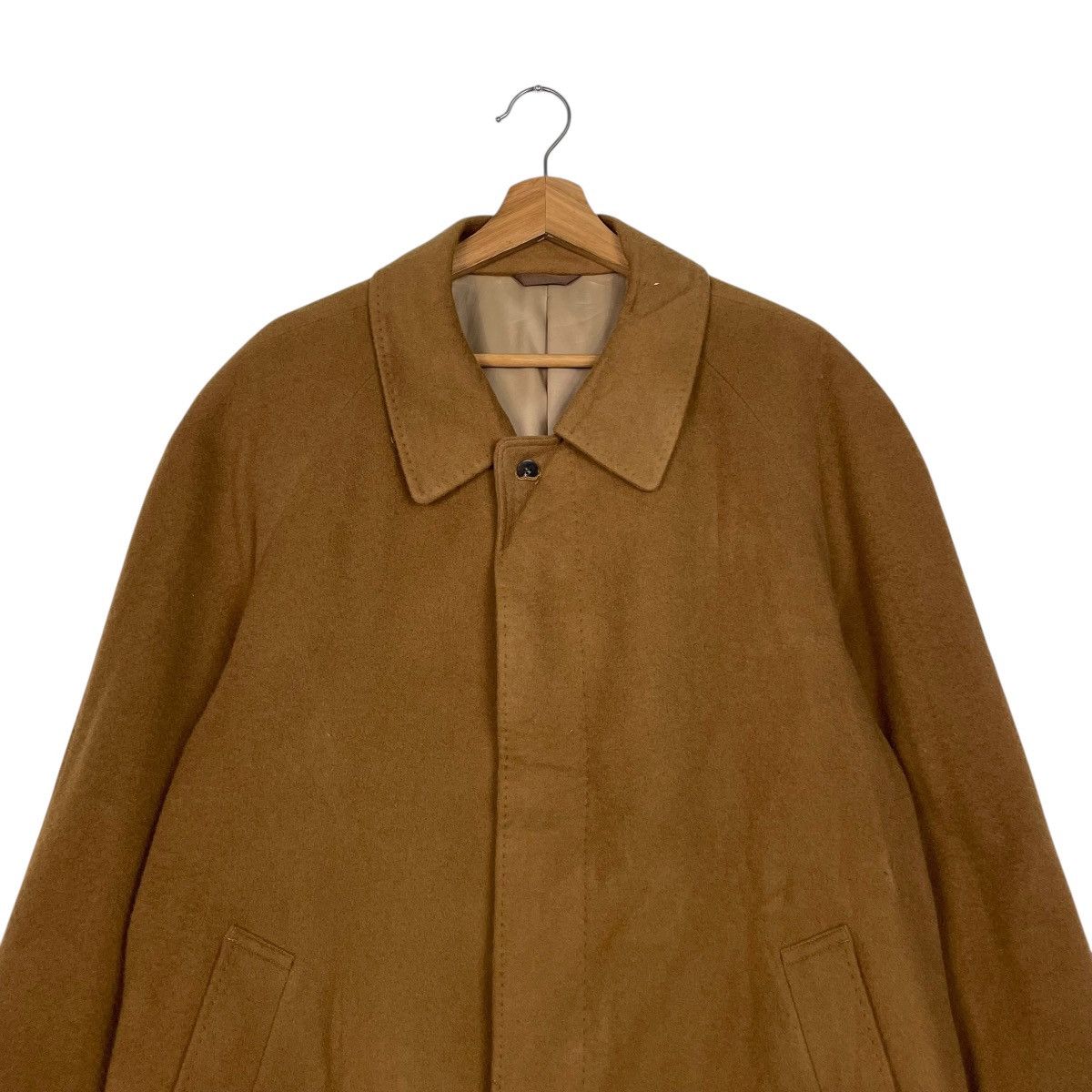 Japanese Brand Japanese Brand Brown Wool Cashmere Coat Size US M / EU 48-50 / 2 - 2 Thumbnail