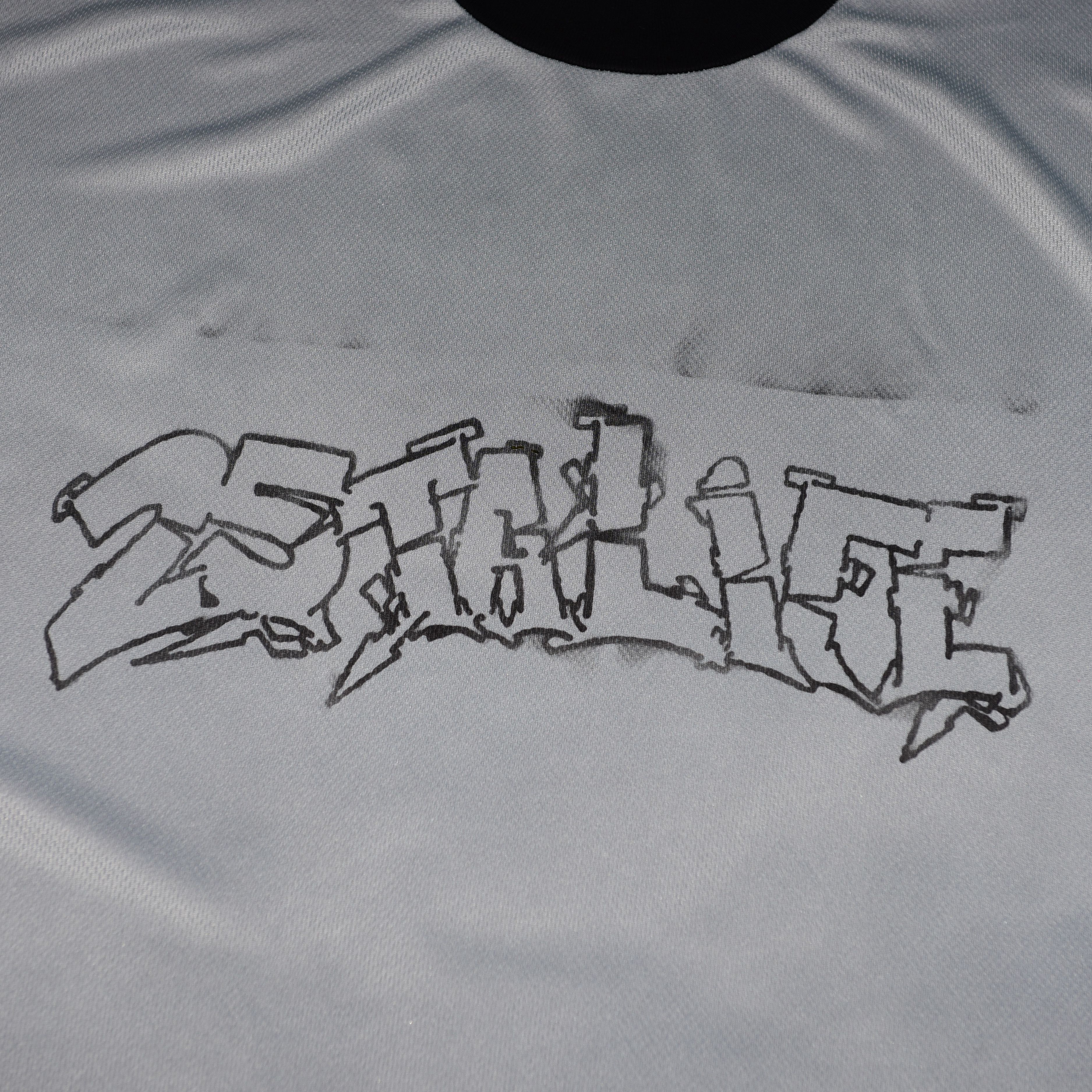 Band Tees × Los Angeles Apparel 25 ta Life Throwie Jersey by Digital Trenches Size US XXL / EU 58 / 5 - 3 Thumbnail