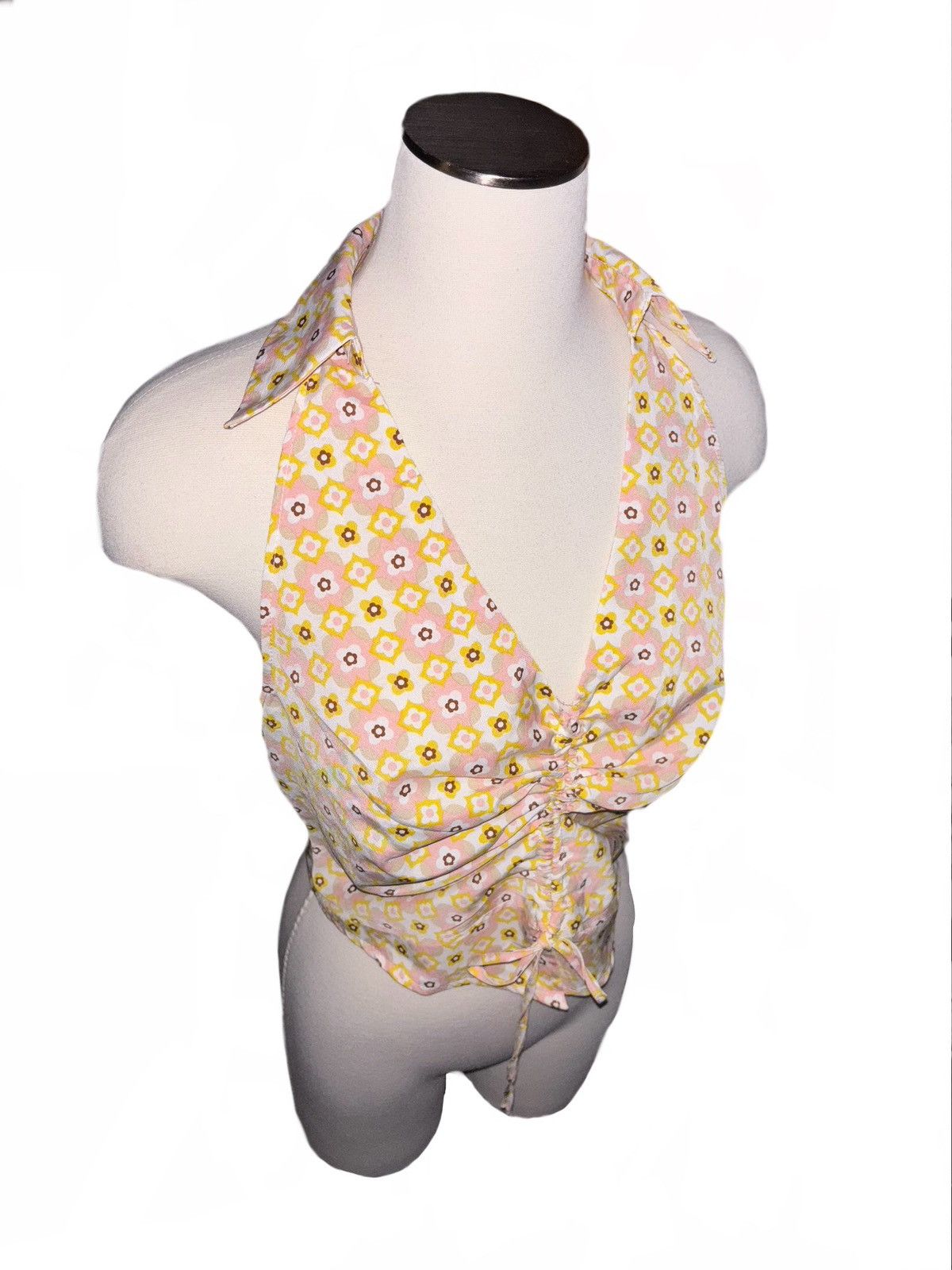 Other Floral Halter Top by Milk & Honey Western 70s Style Cowgirl Size L / US 10 / IT 46 - 4 Thumbnail