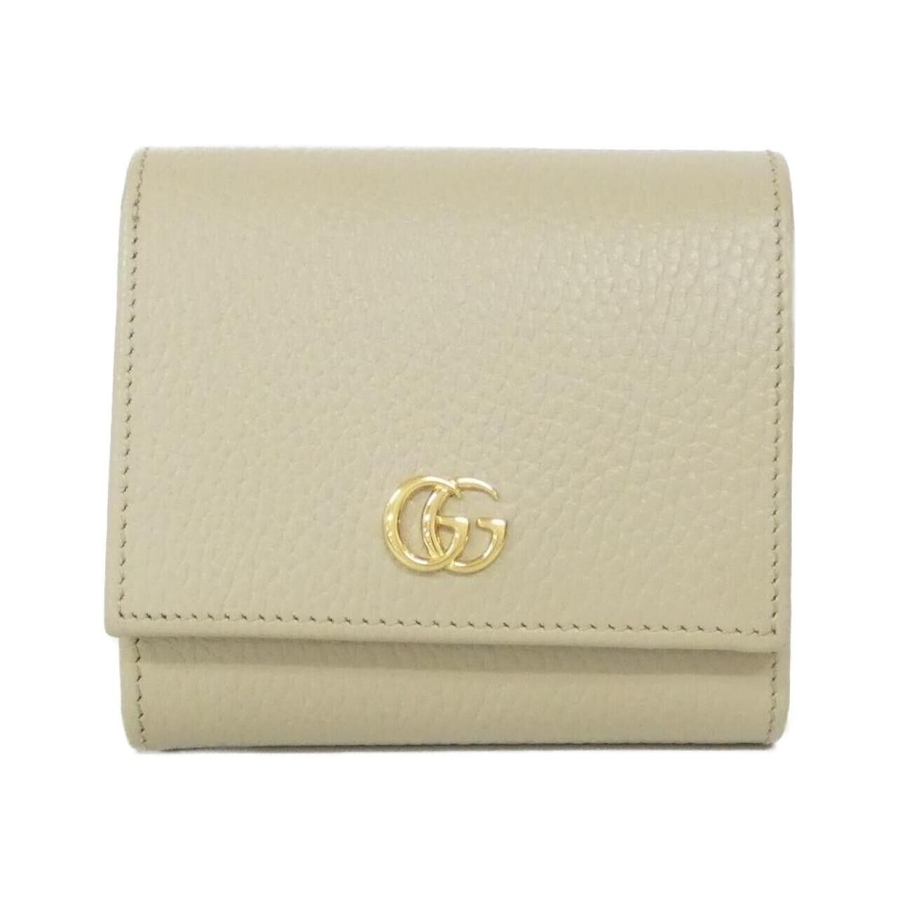Gucci Gucci Gucci GG Marmont Leather Wallet Leather Short Wallet 598587CAO2G DUTY FREE for USA Size ONE SIZE - 1 Thumbnail