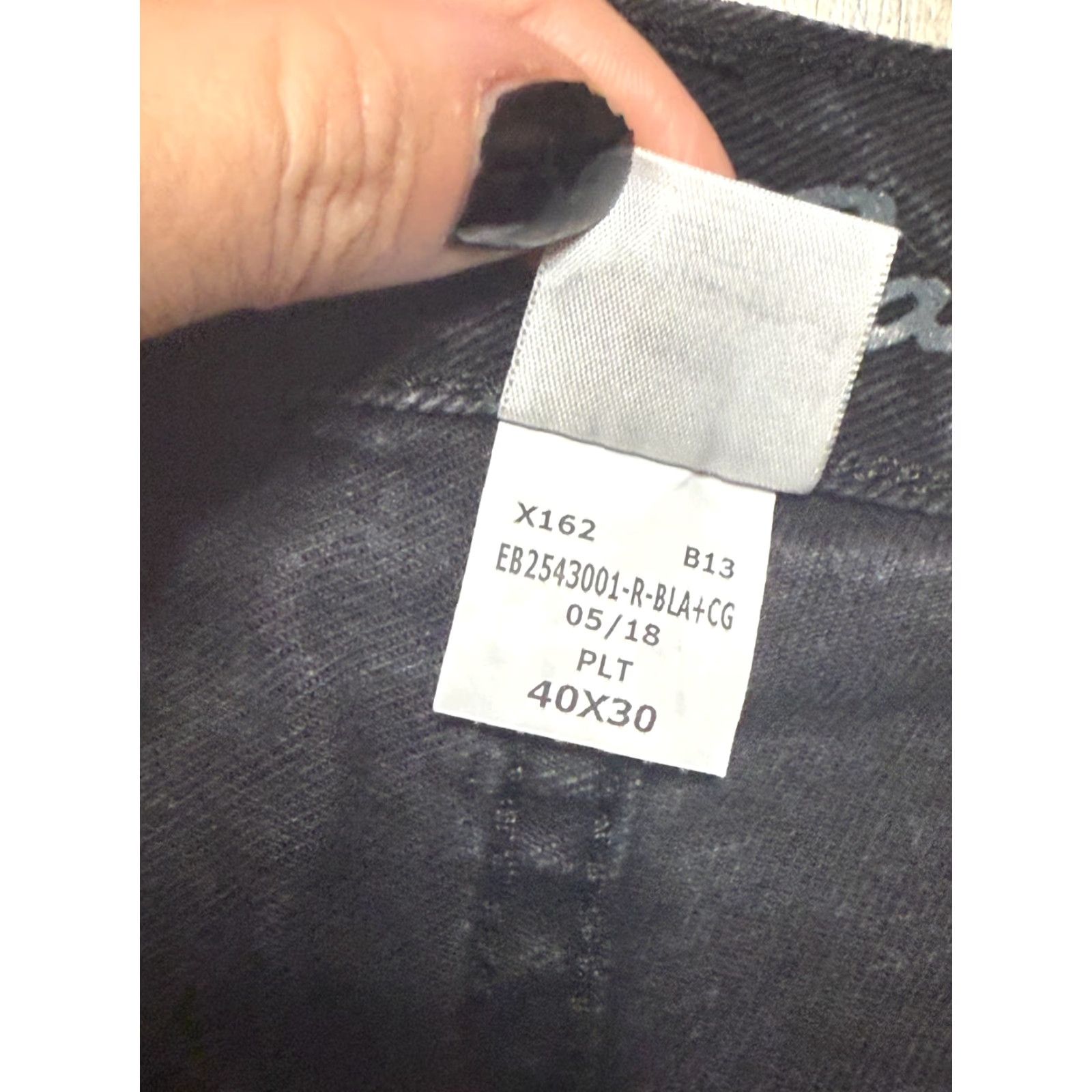 Eddie Bauer Eddie Bauer Jeans Men 40x30 Black Denim Straight Regular Waist 40in 5-Pocket Dark Wash Denim Leg Style Straight Mens Size US 40 / EU 56 - 6 Thumbnail